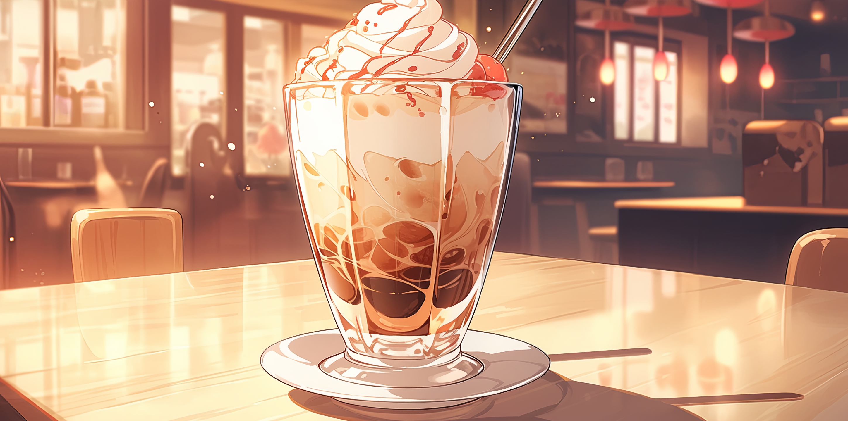 Coffee Milkshake HD Wallpaper