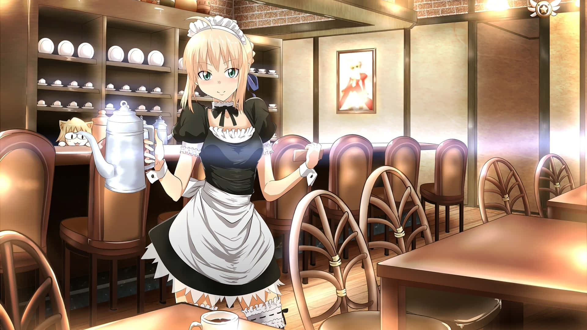Cafe Anime Wallpaper