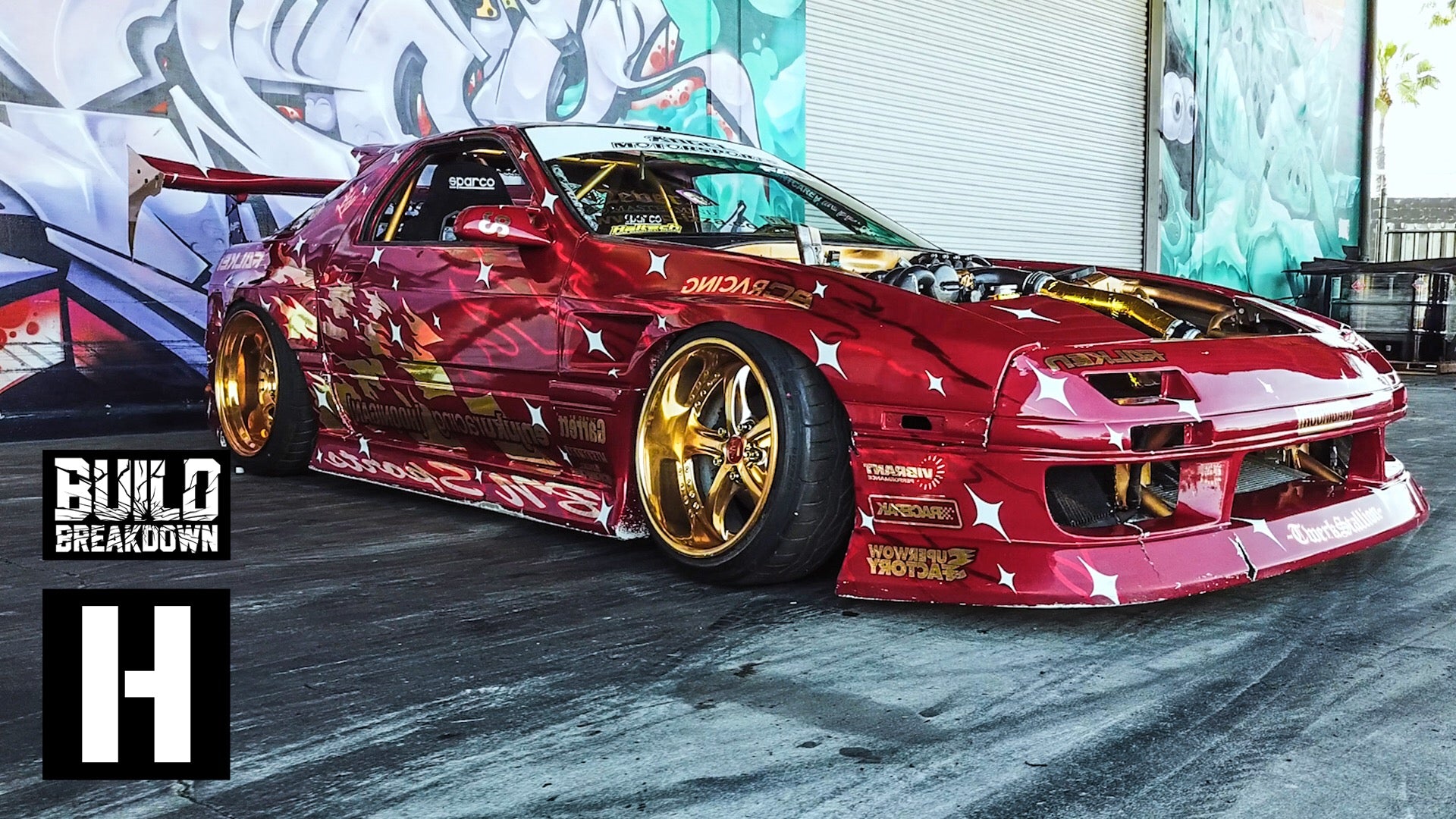 Fire Breathing Rotary Powered Mazda RX7