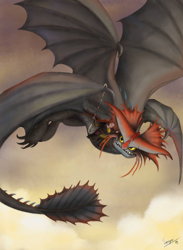 Valka and Cloudjumper by Senyadra. How