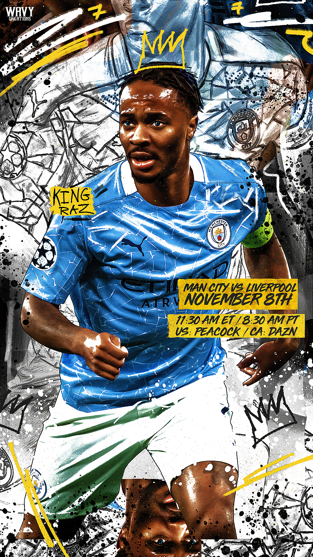 MANCHESTER CITY CLIENT WORK. MAN CITY