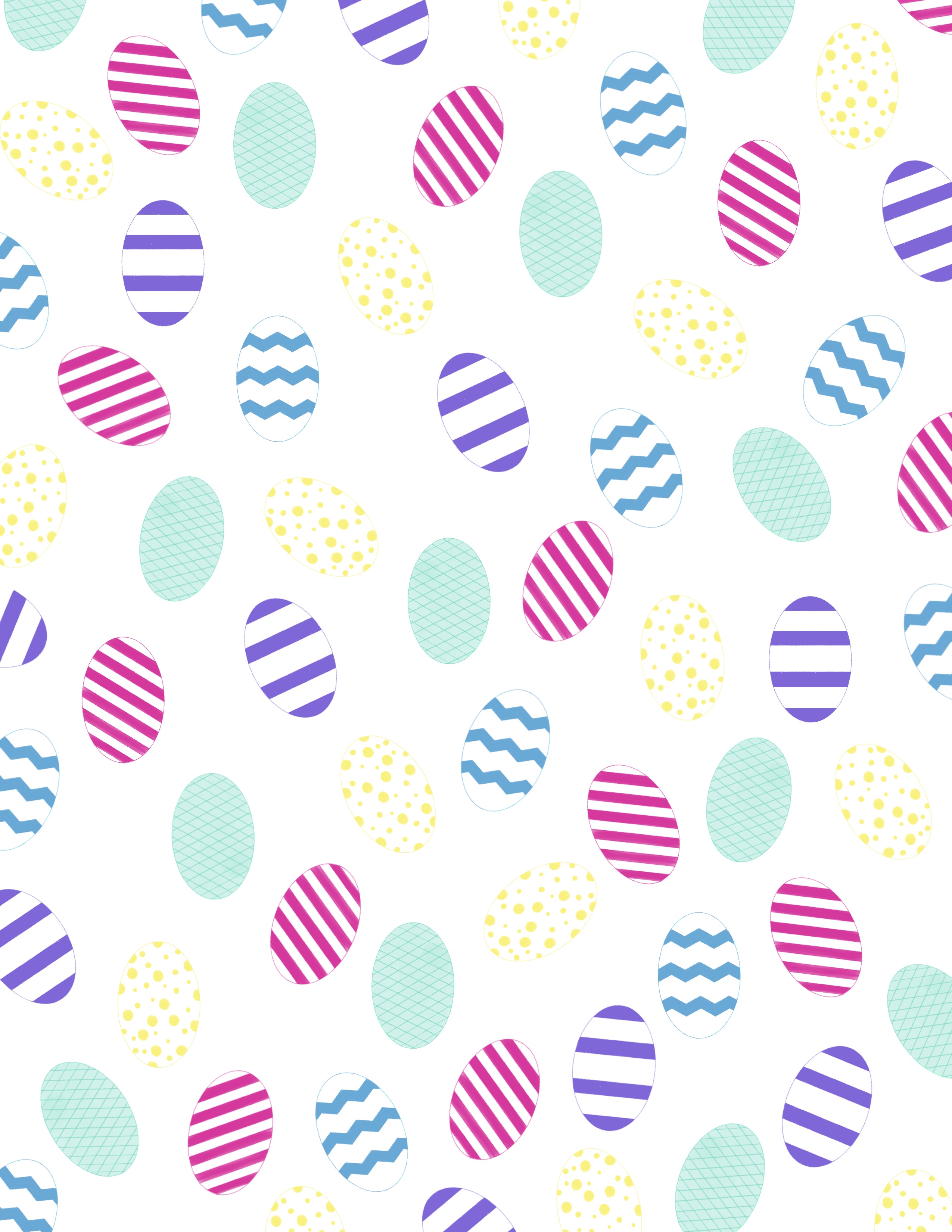 Easter Egg Wallpaper Digital Download