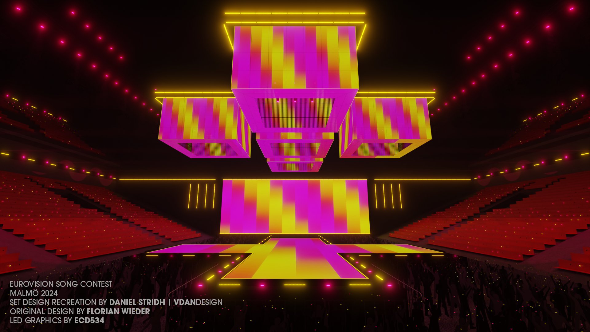 Eurovision 2024. Stage Recreation