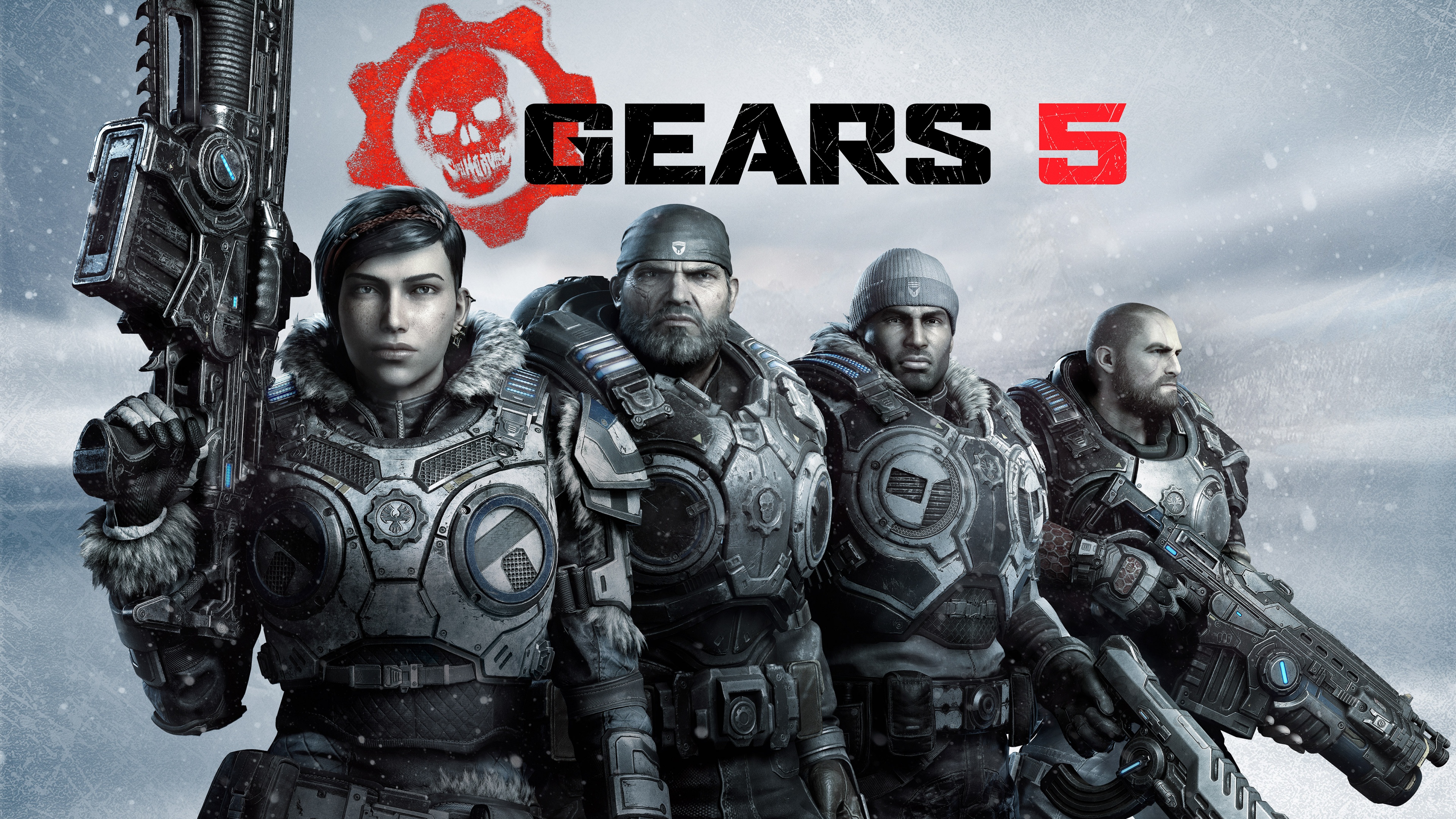 Gears 5 Wallpaper 4K, Kait Diaz, Marcus