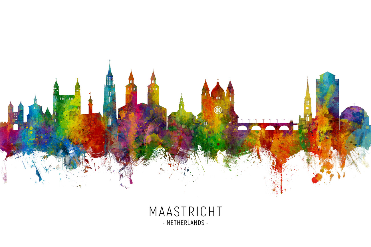 Netherlands Skyline Wall Mural