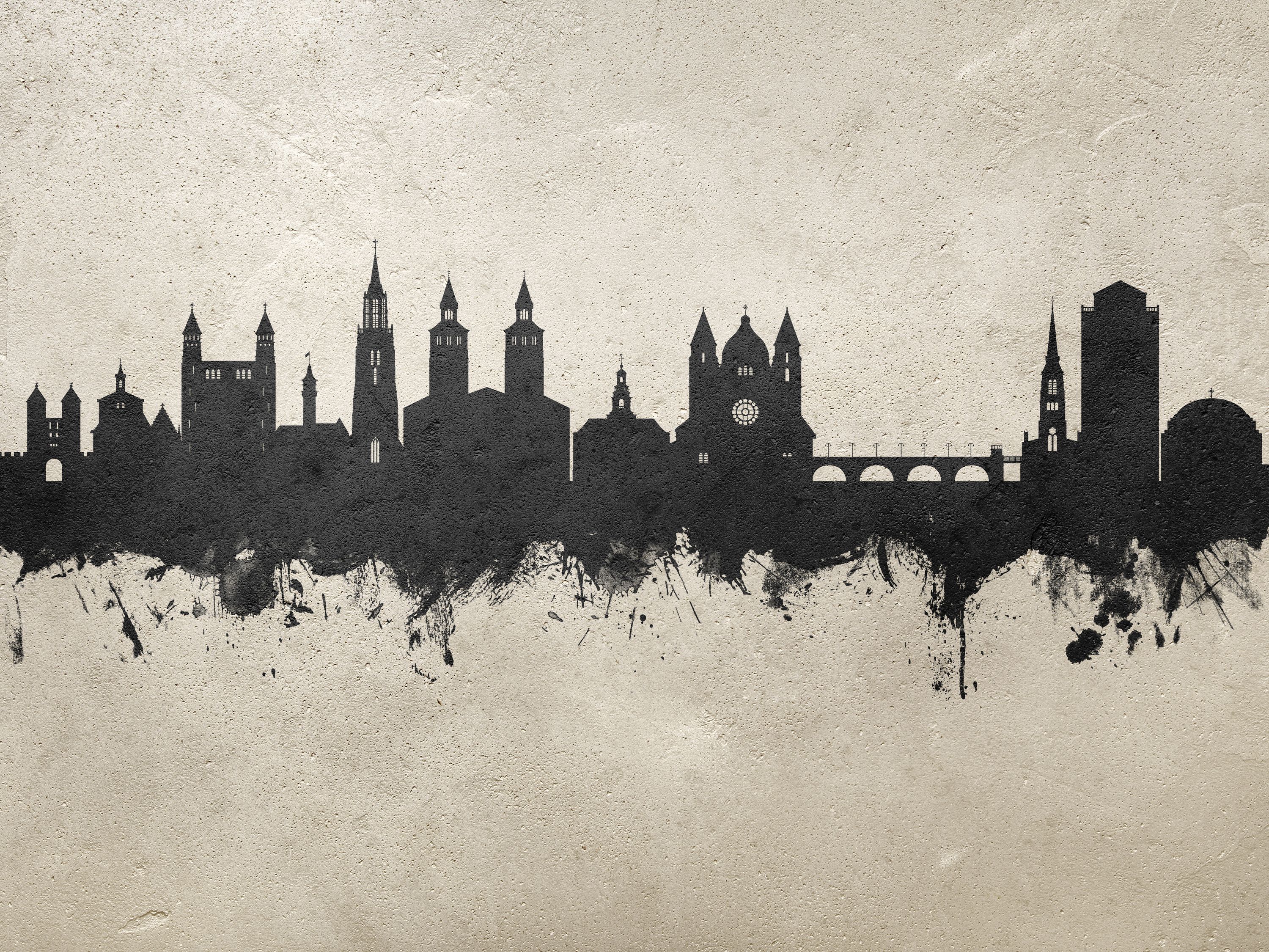 Maastricht The Netherlands Skyline