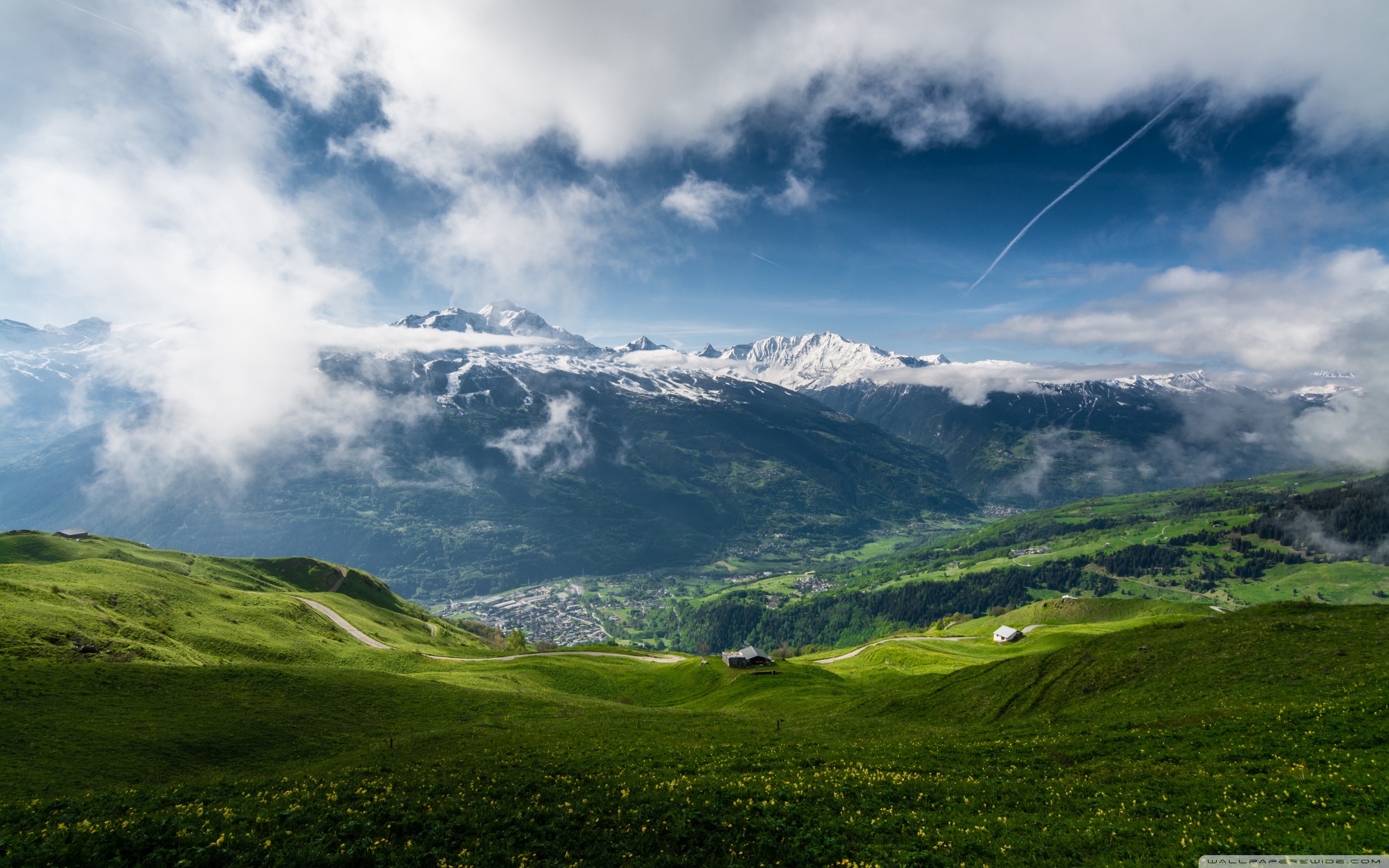 Spring Mountain Landscape Ultra HD