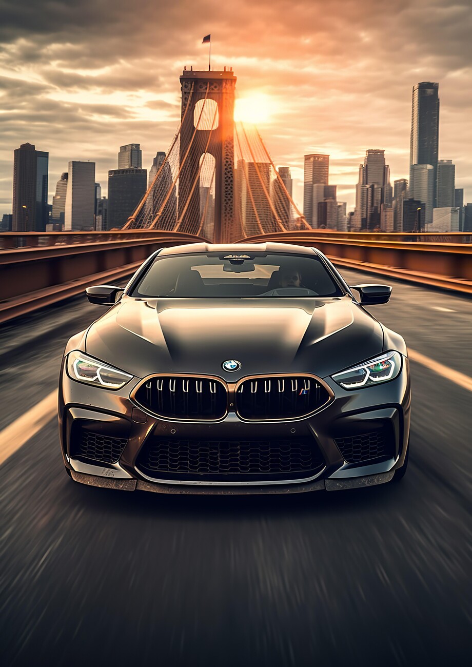 Bmw M8 Car Wall Mural. Buy online at