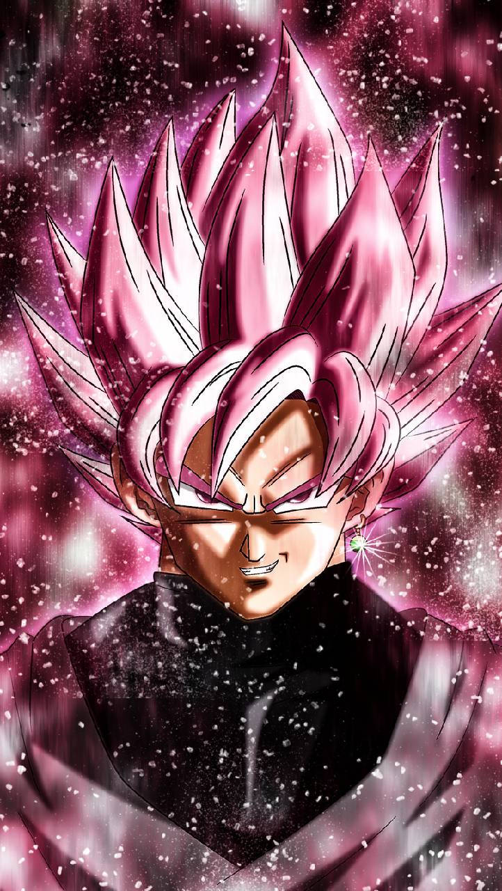 Rose Goku Black iPhone Wallpaper