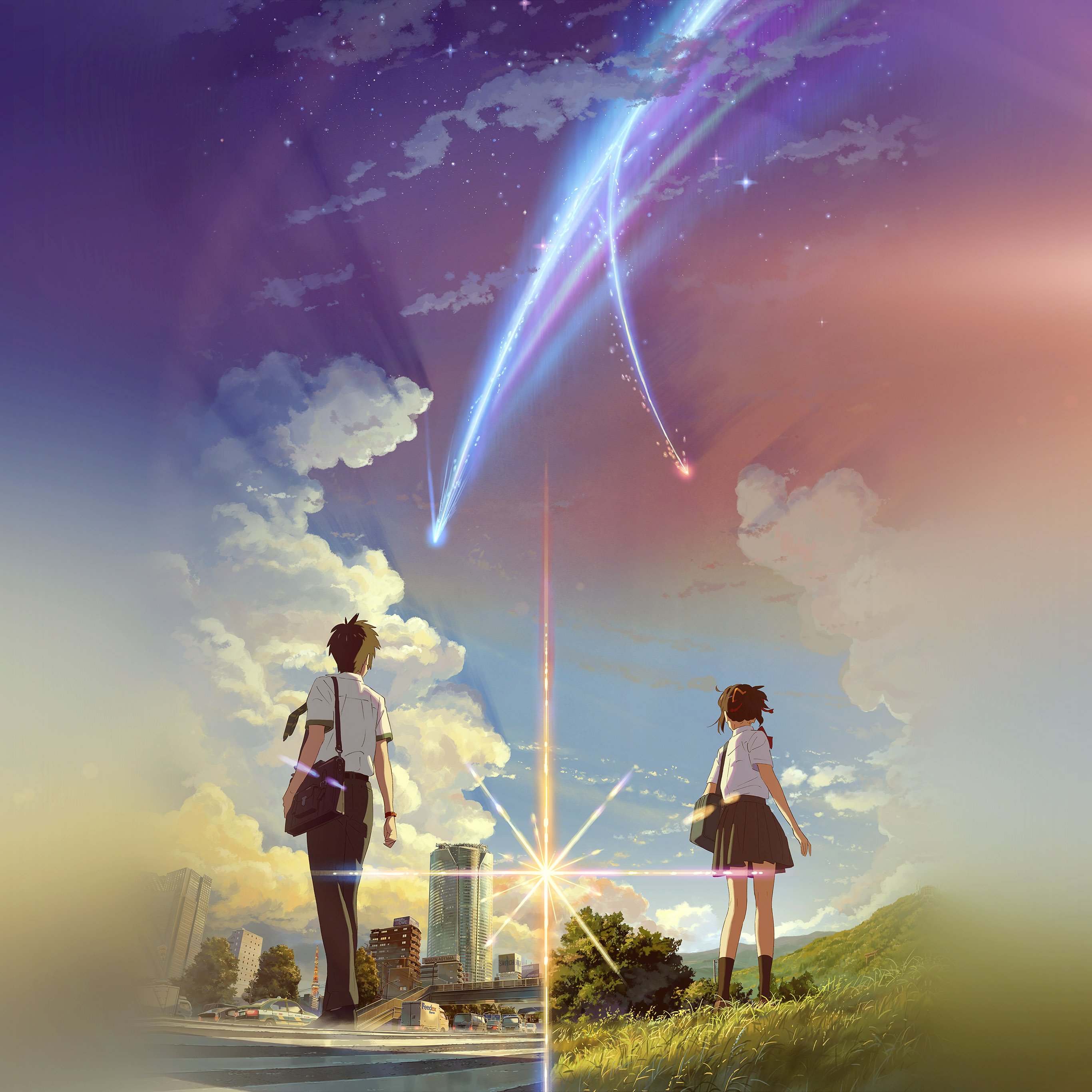 Girl Anime Art Spring Cute Flare Wallpaper