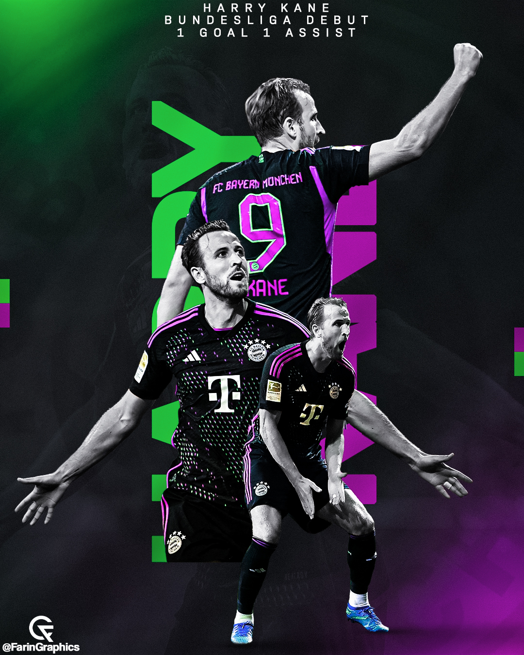 Perfect Bundesliga debut for Harry Kane