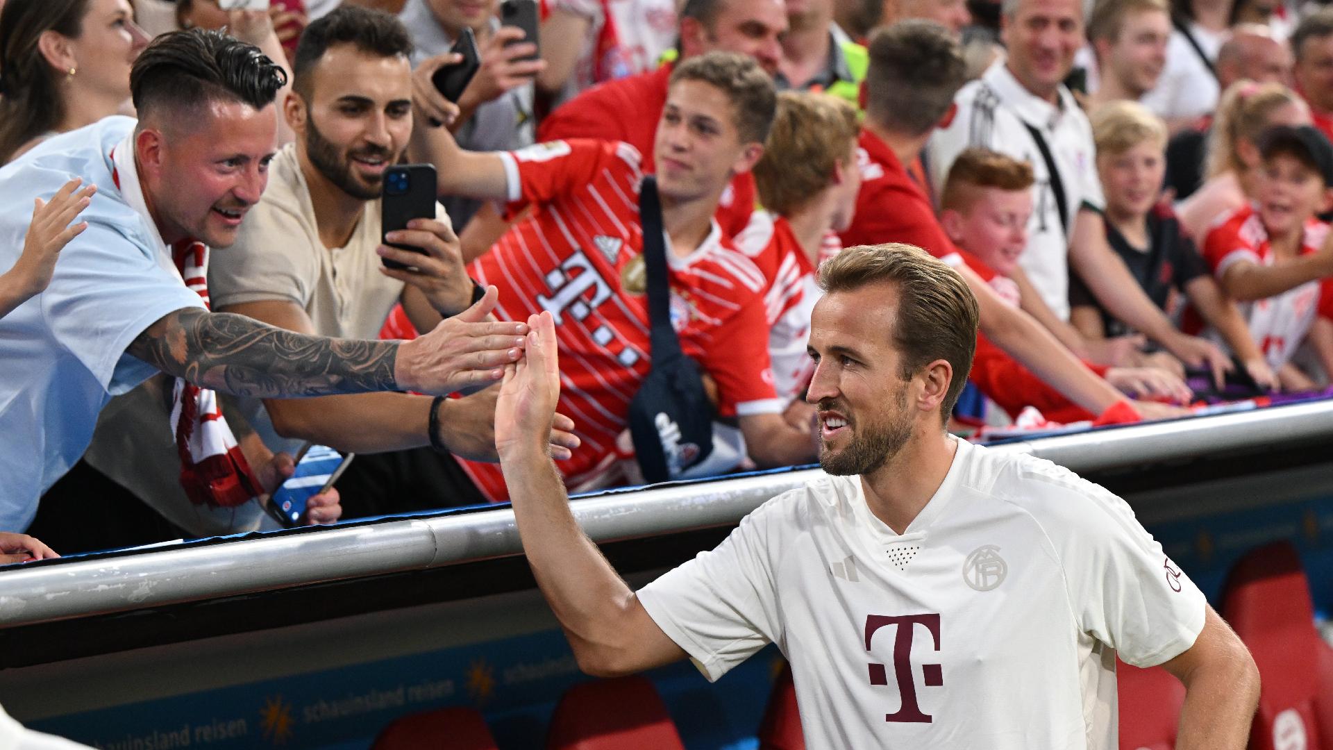 Harry Kane makes debut as Bayern Munich
