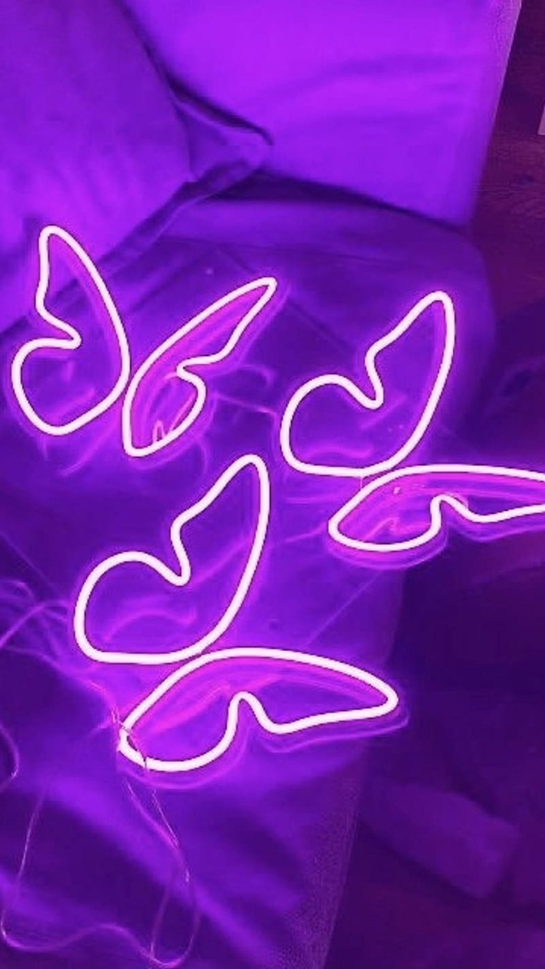 Neon Purple Aesthetic Wallpaper