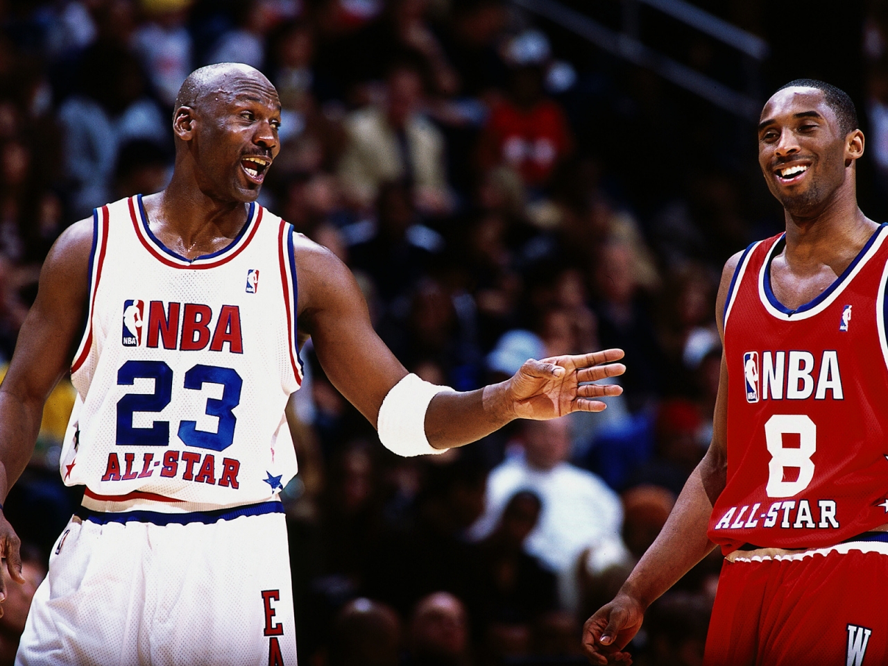 Kobe Bryant and Michael Jordan 1280 x