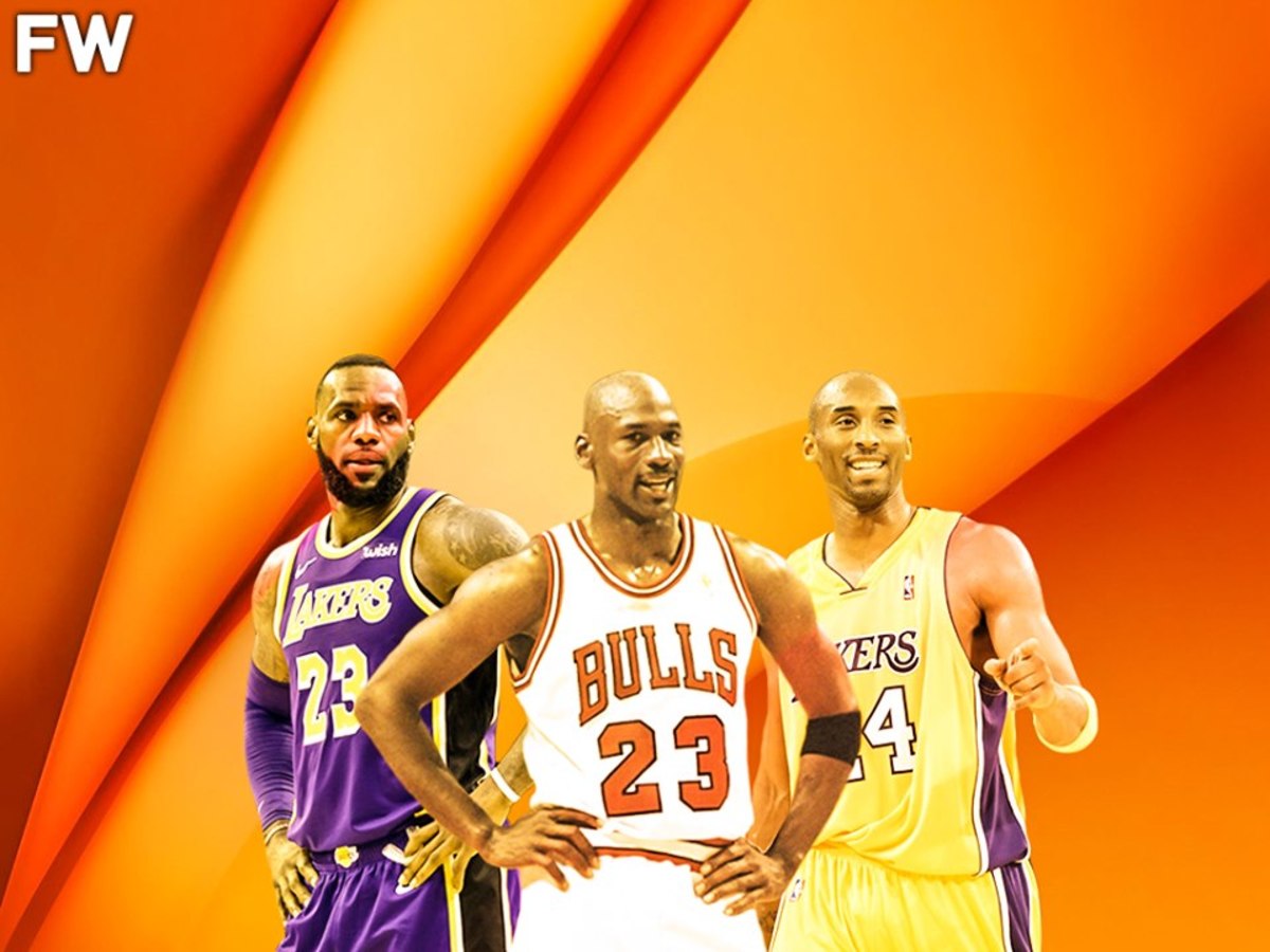 Michael Jordan 1st, Kobe Bryant 6th
