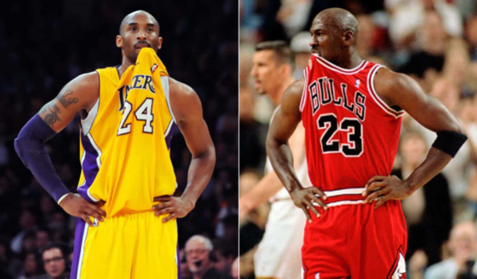 Michael Jordan and Kobe Bryant
