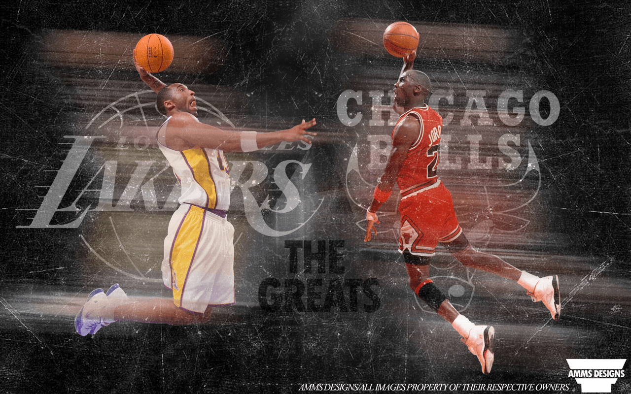Kobe Bryant and MJ Wallpaper