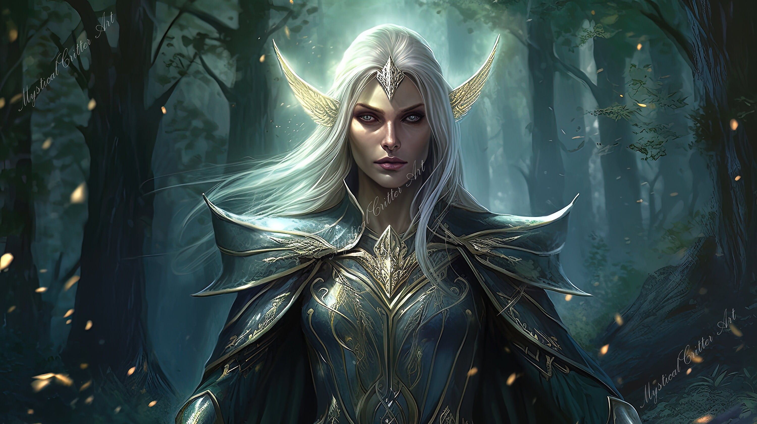 Warcraft Elf Inspired Digital Image