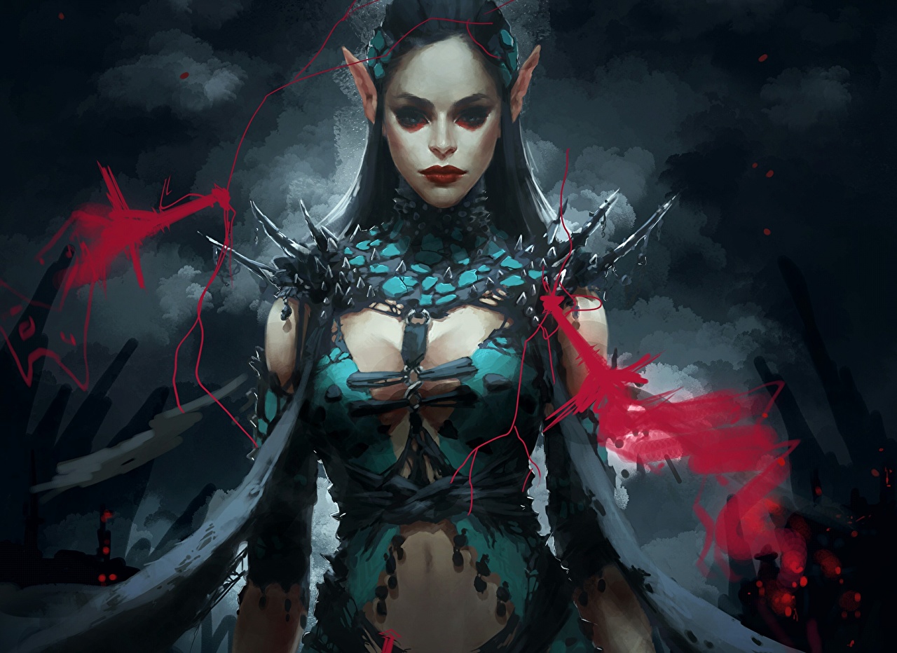 image Gothic Fantasy Elves Dark Elf