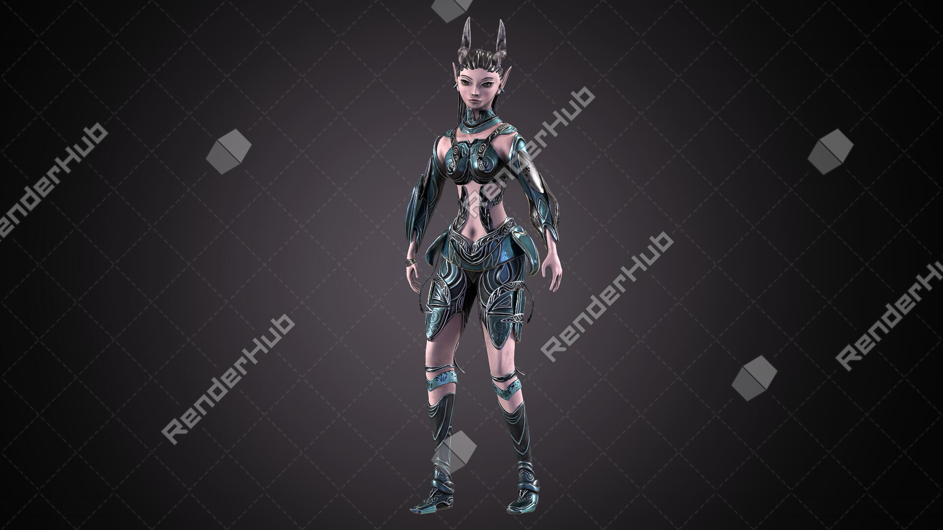 Elf Girl Render Image