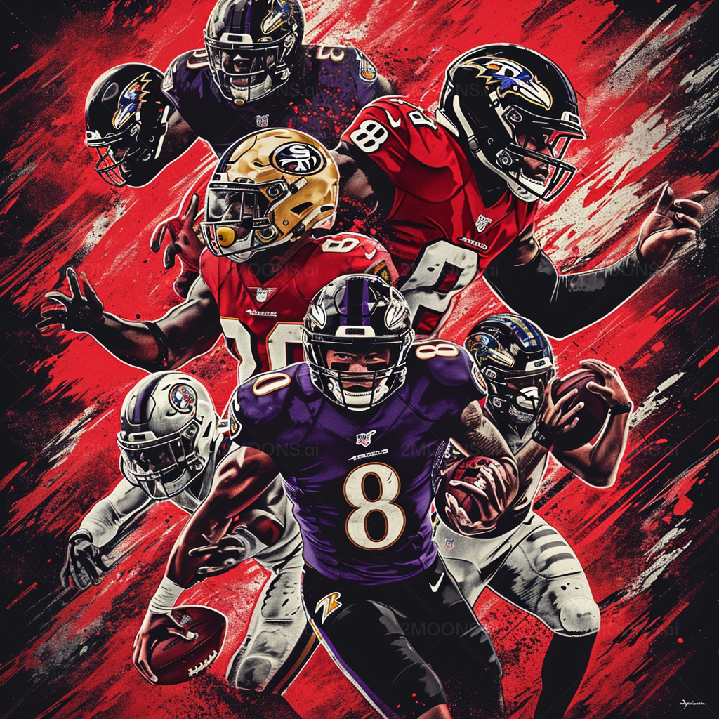 Football Super Bowl Promotional Poster