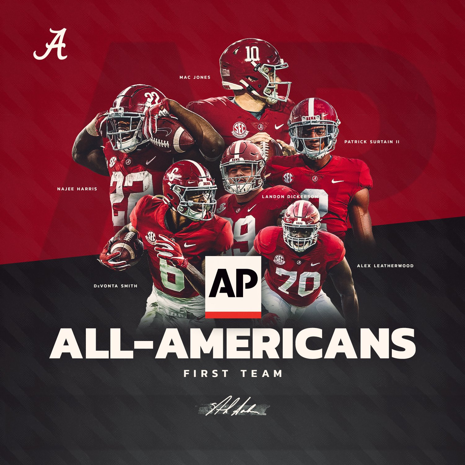 Alabama Football⃣ players