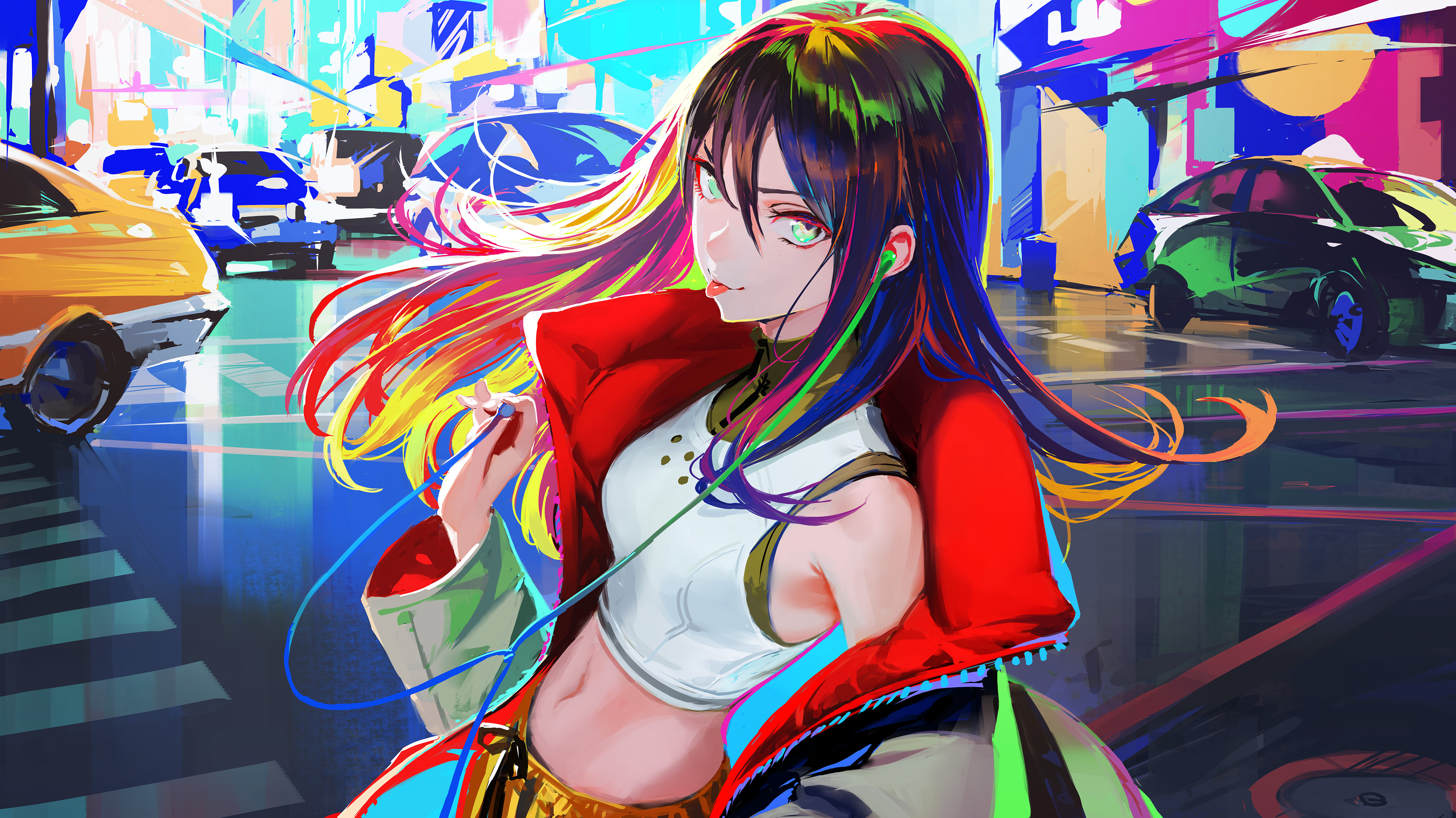 Cool Anime Girl 4k Wallpaper, HD Artist