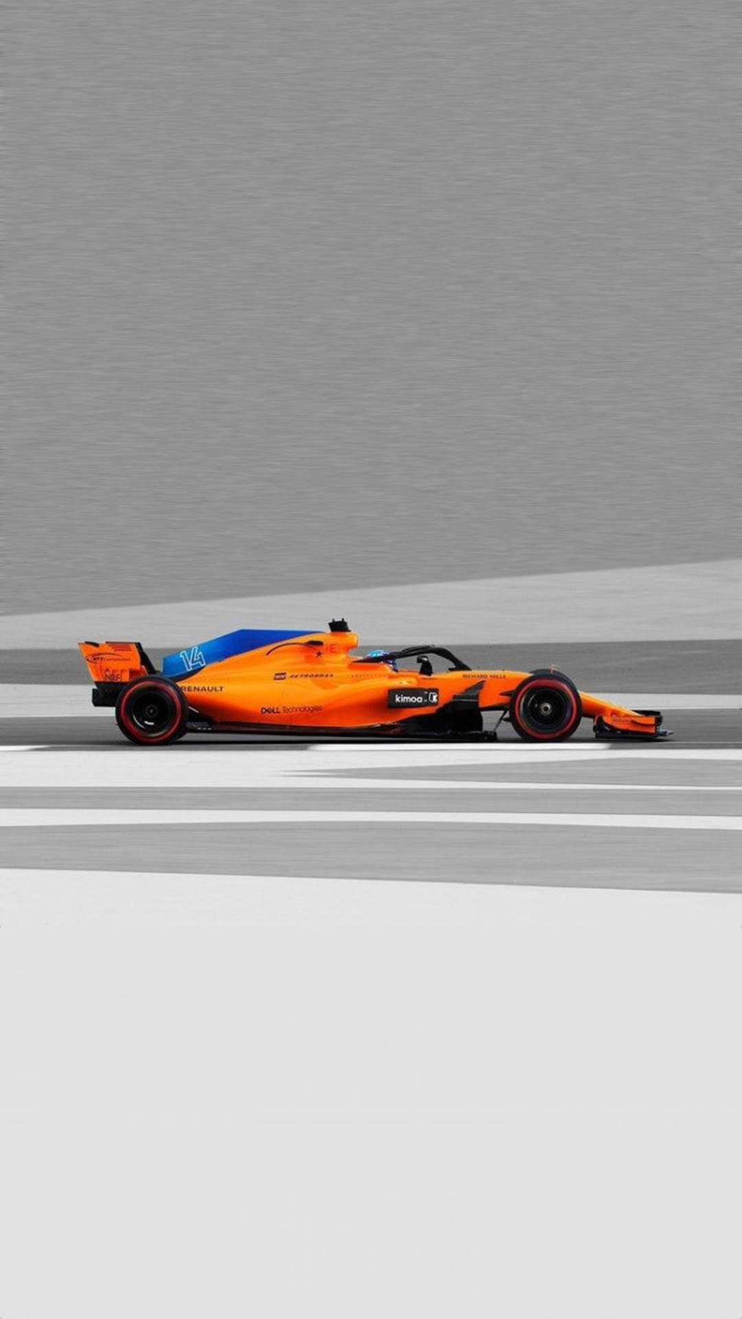 Minimalist Orange Formula F1 Phone