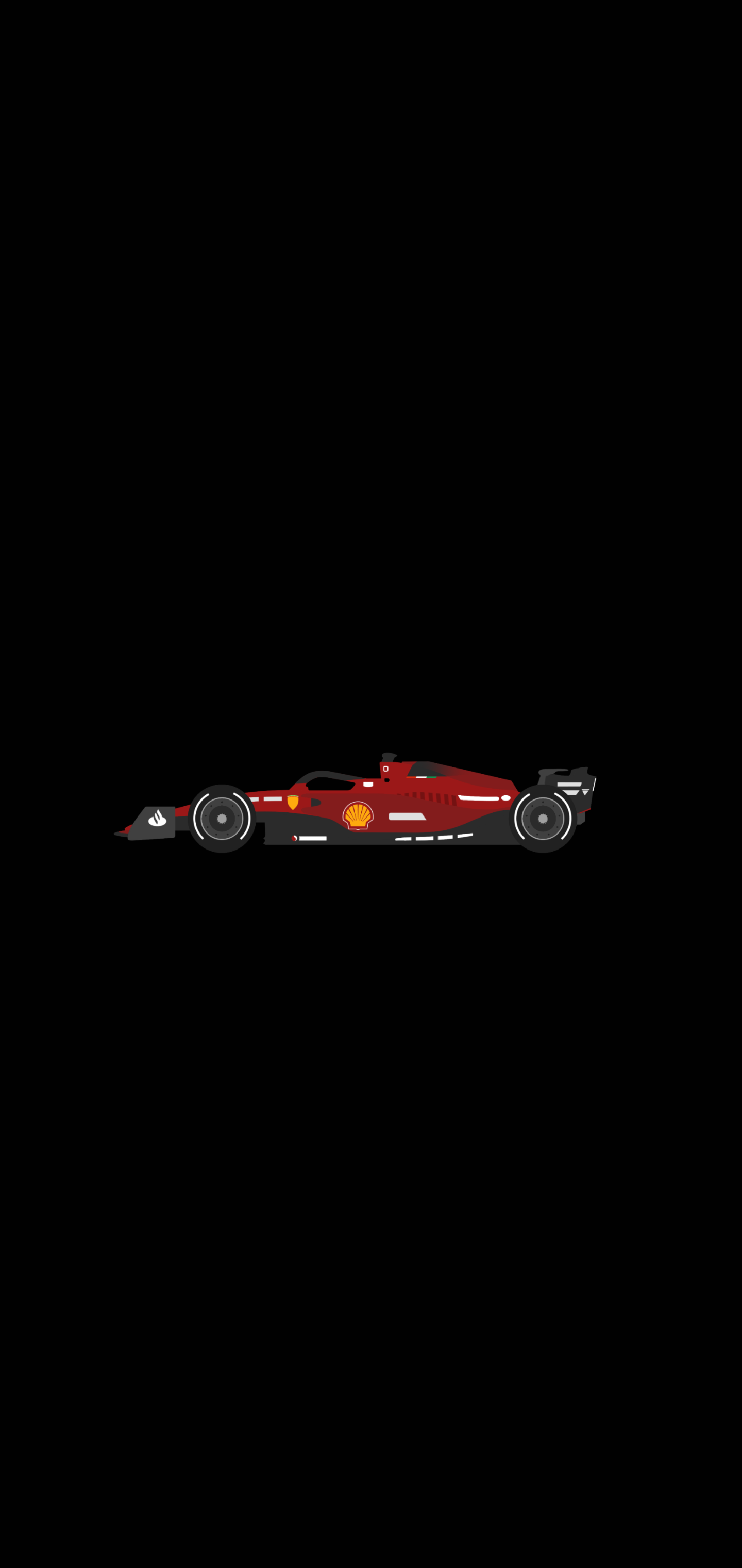 Ferrari F1 75 Minimalist Wallpaper, R