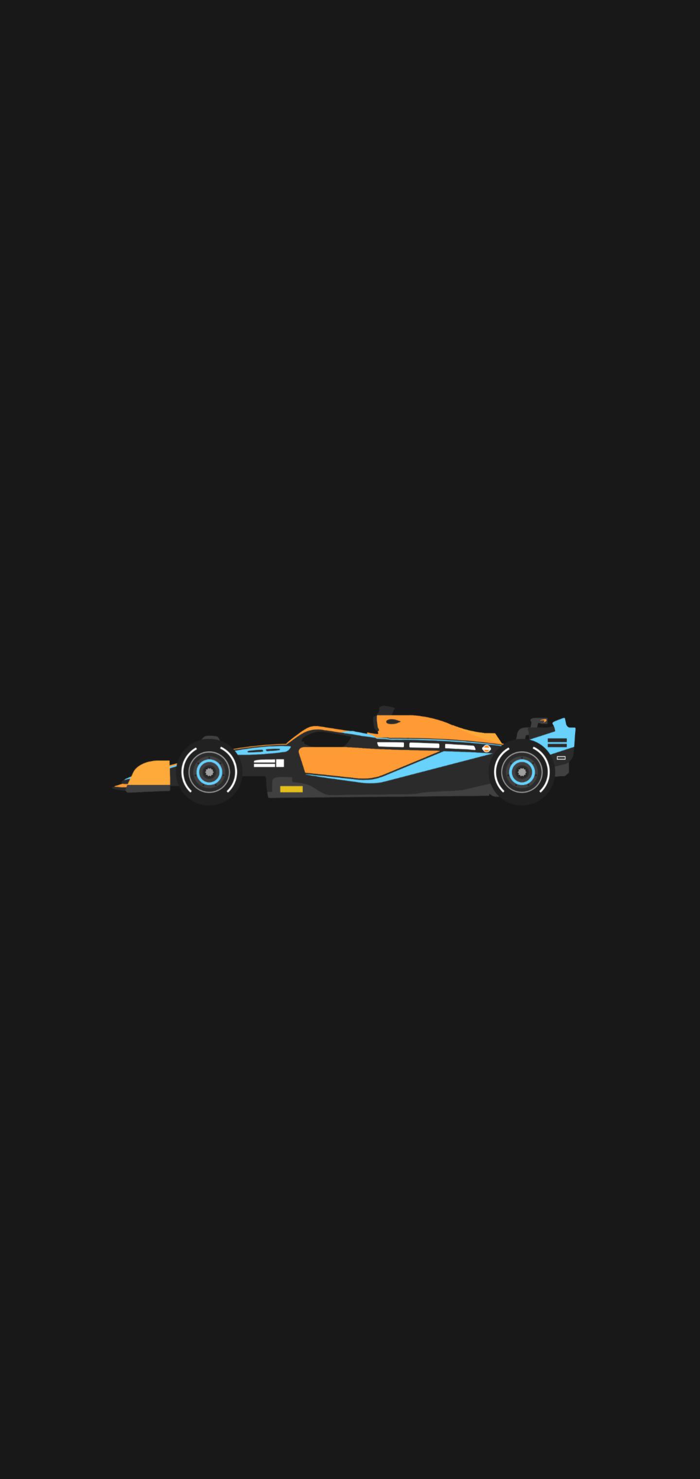 minimalist wallpaper of the MCL36