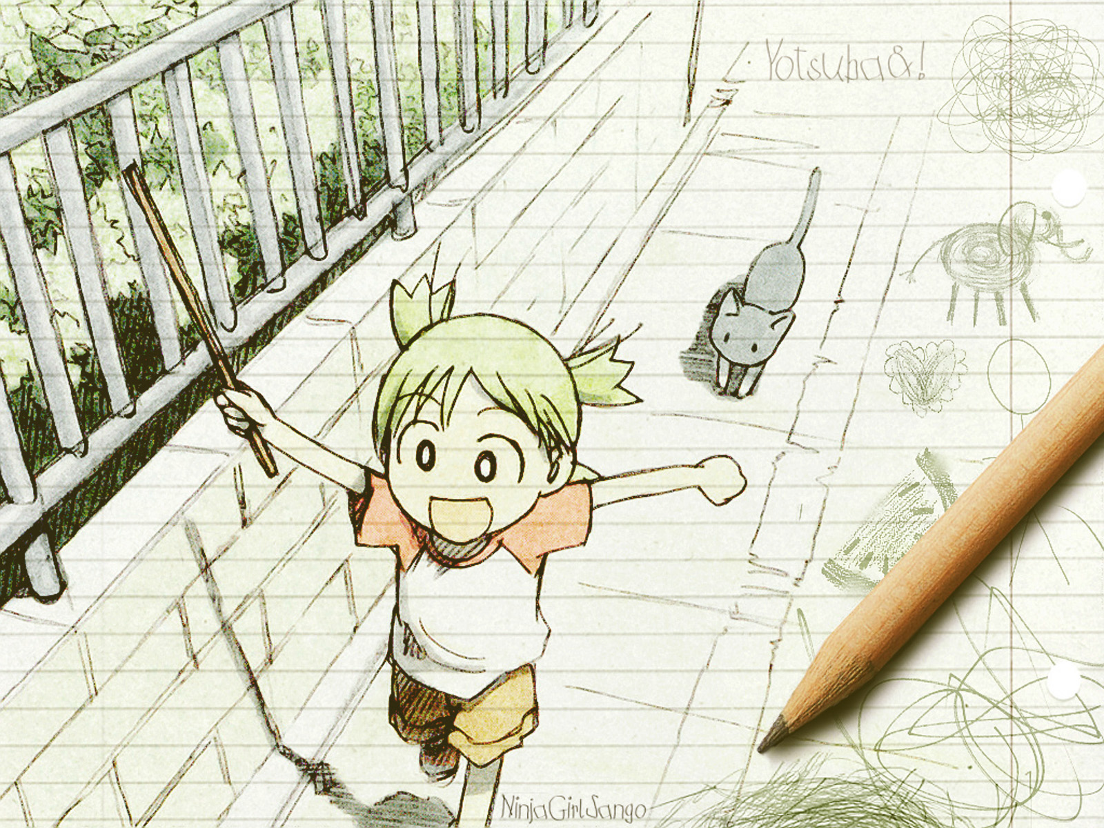 Yotsuba! Wallpaper