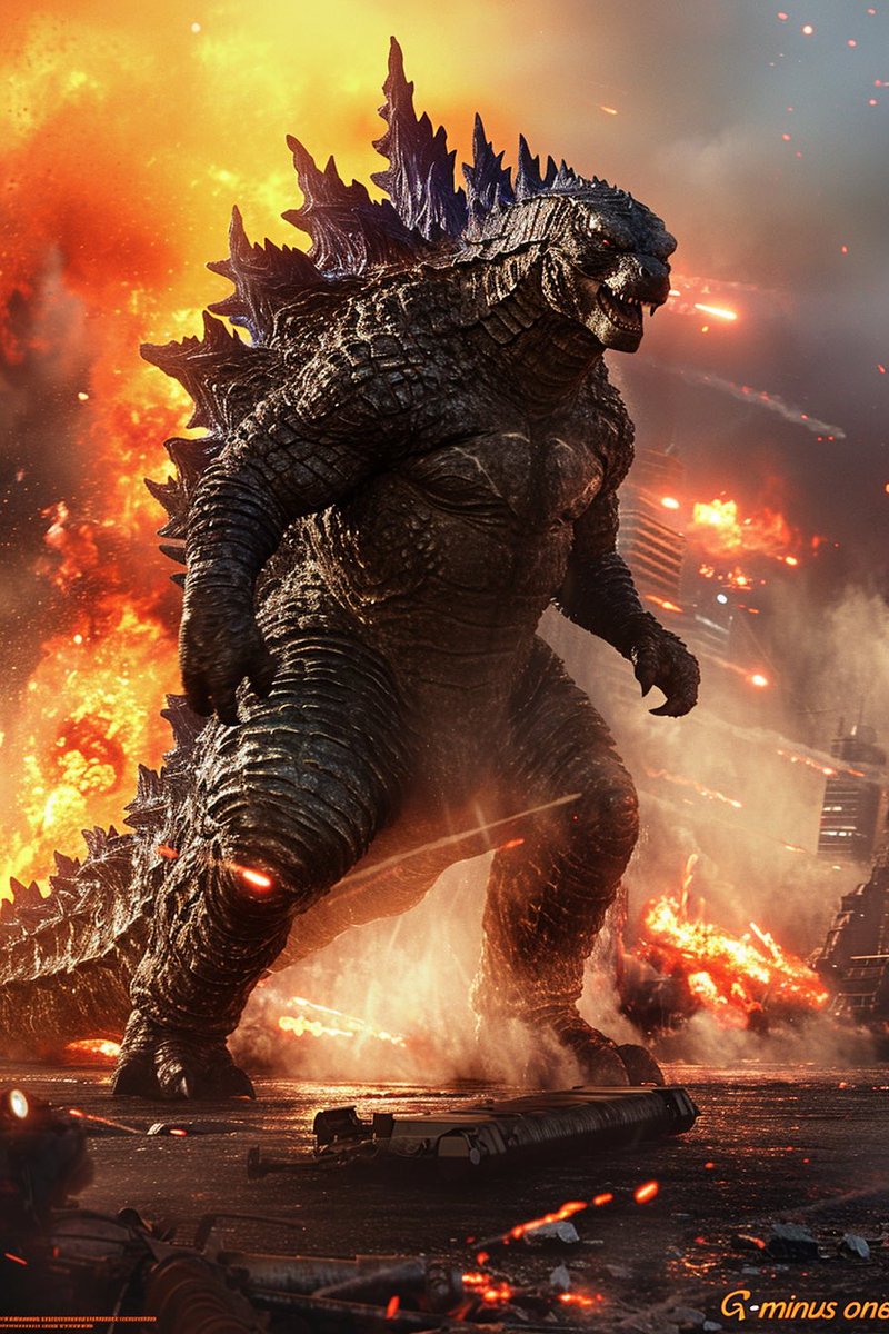 Midjourney #AIart „Godzilla minus