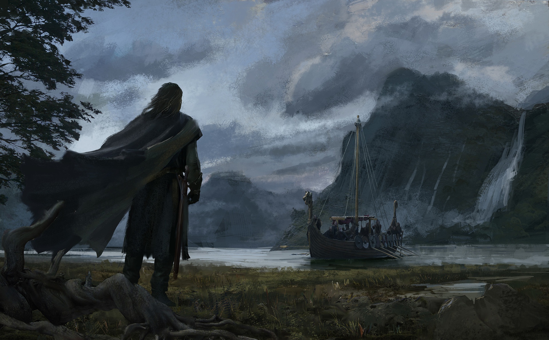 Fantasy Viking HD Wallpaper by Аndrey