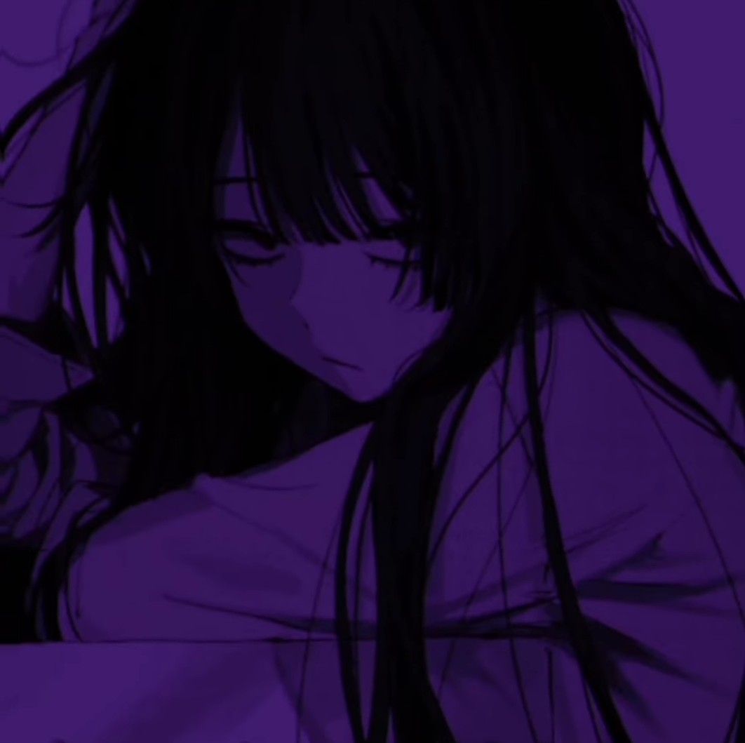 Anime wallpaper. Dark anime girl