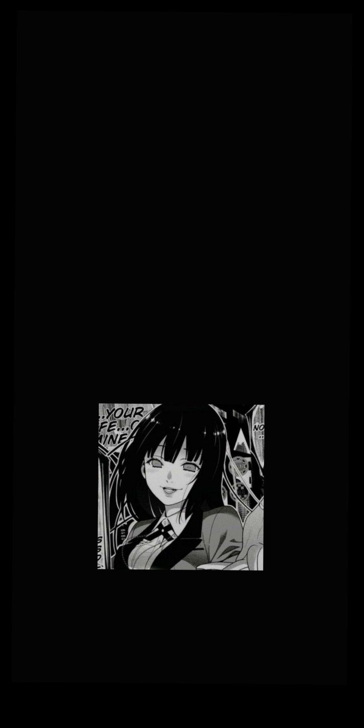 Yumeko Wallpaper. Dark Anime Background