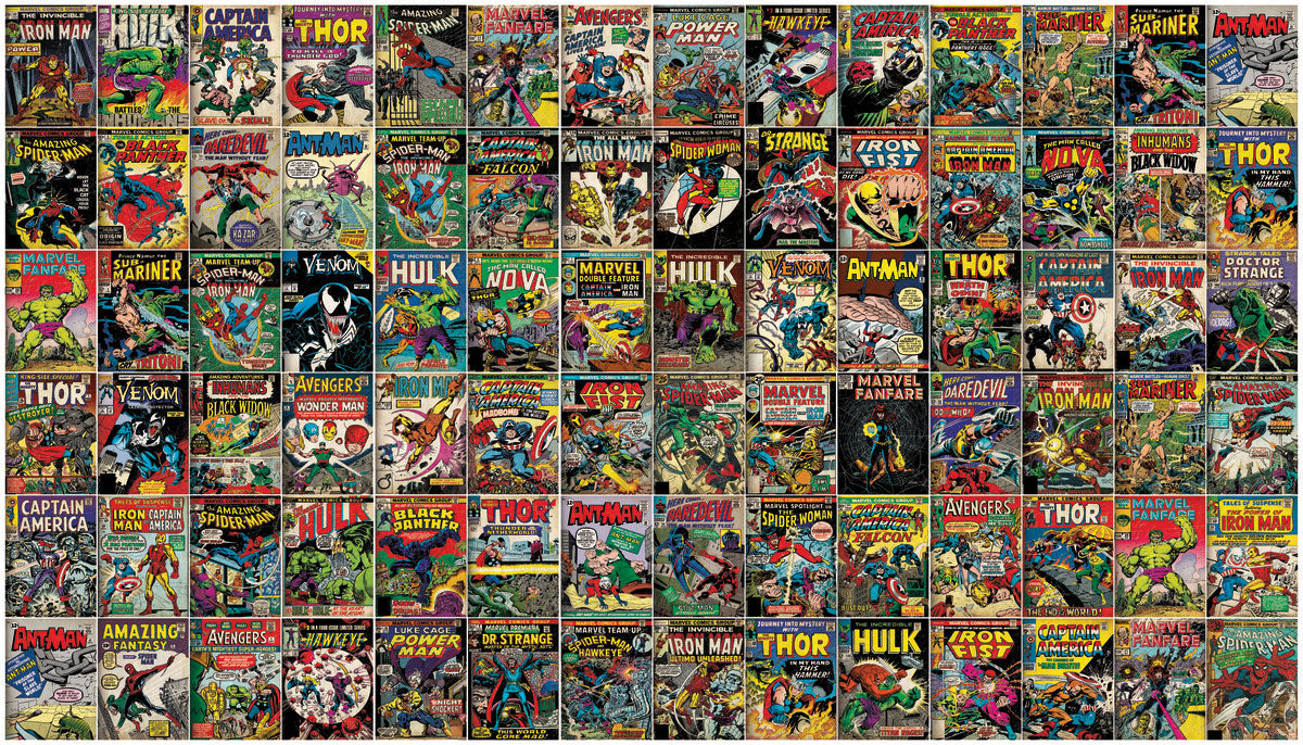 Marvel Comic Book Cover Peel & Stick