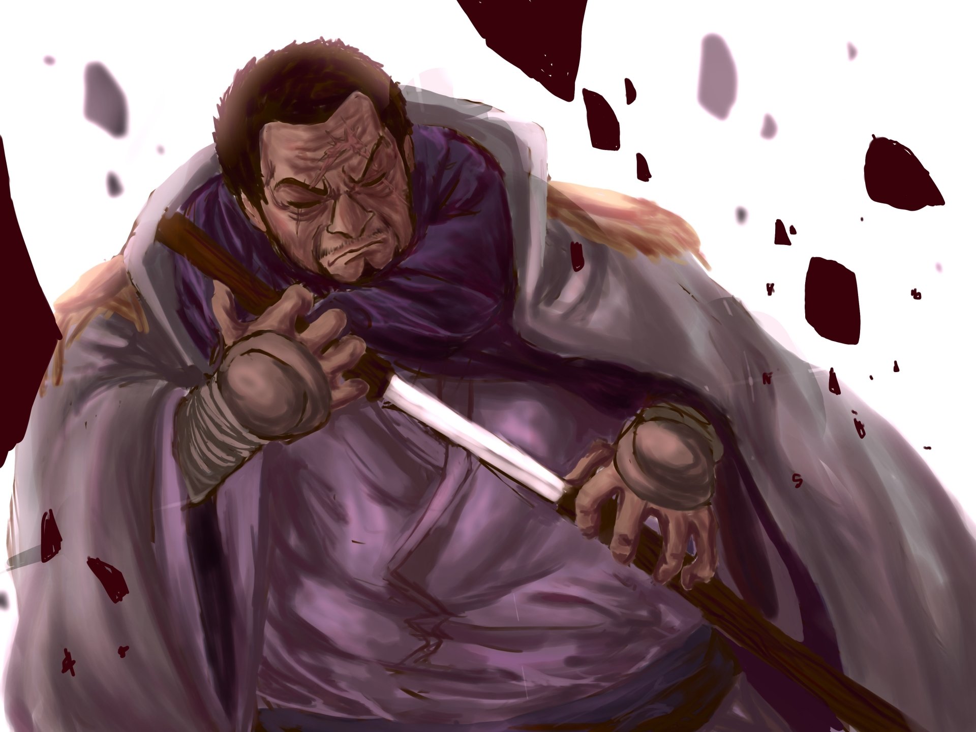 Fujitora (One Piece) 4k Wallpaper