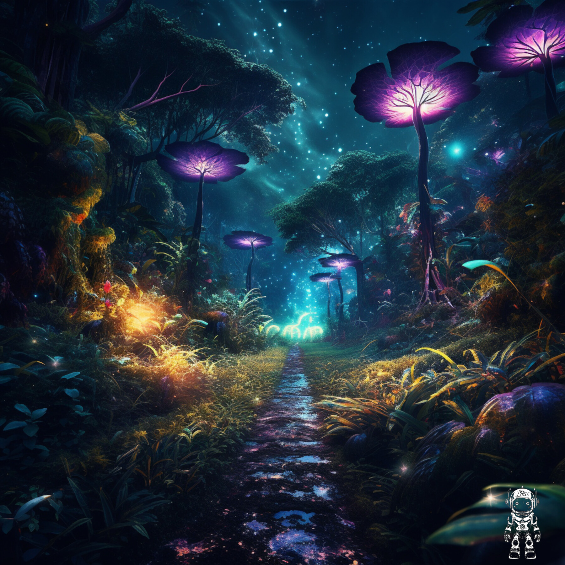 Enchanted Forest. 4K Digital art