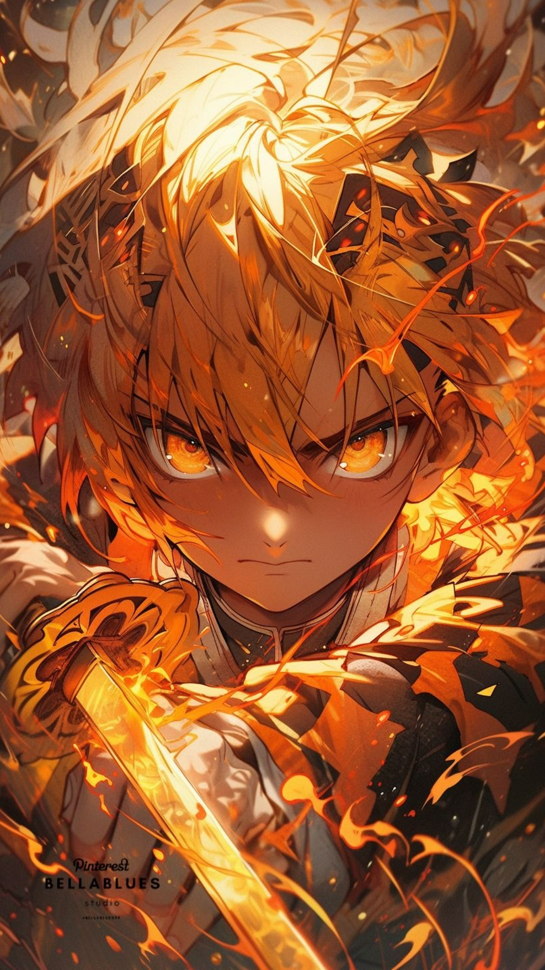 Zenitsu Agatsuma 4k Wallpaper