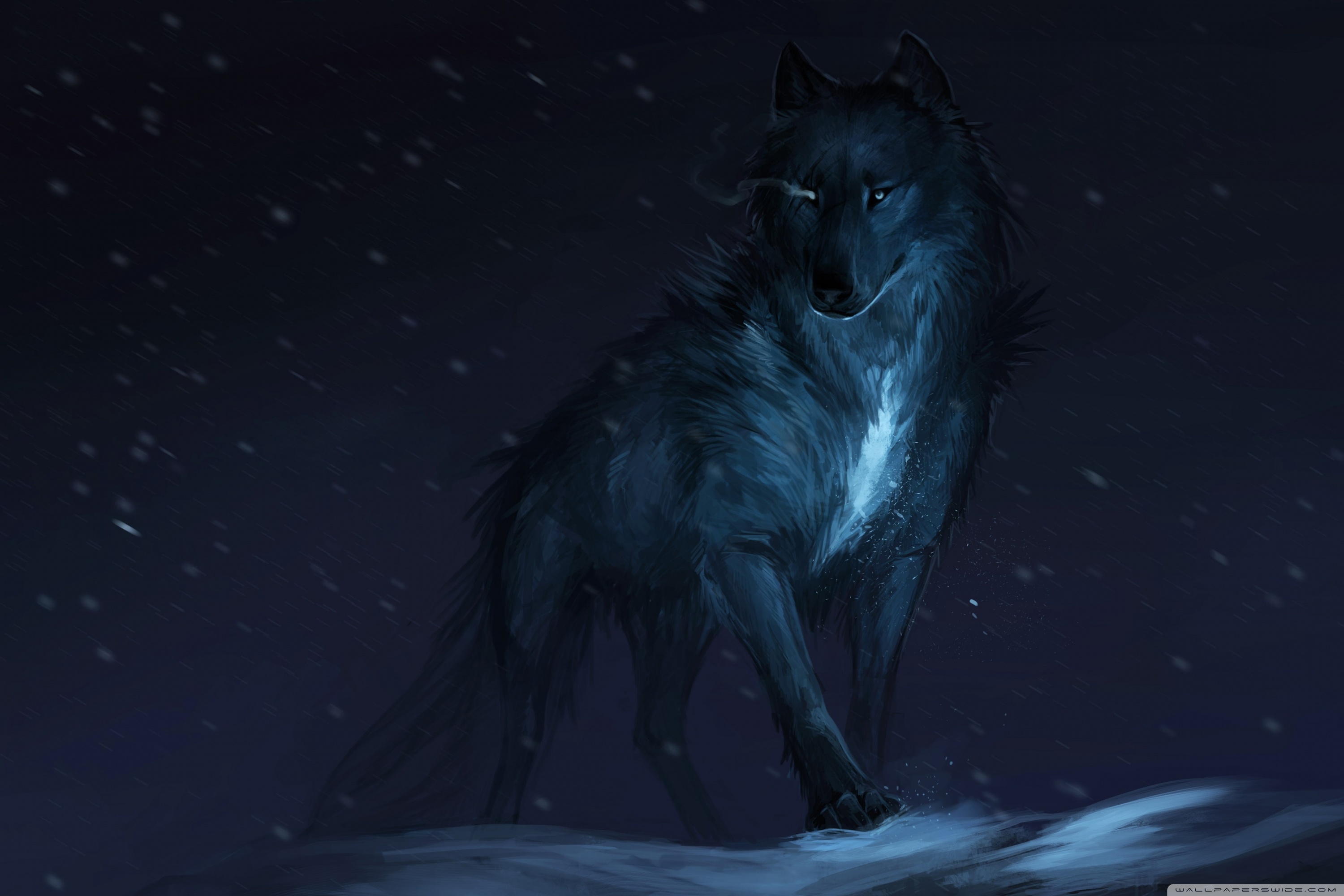 Wolf Art Ultra HD Desktop Background