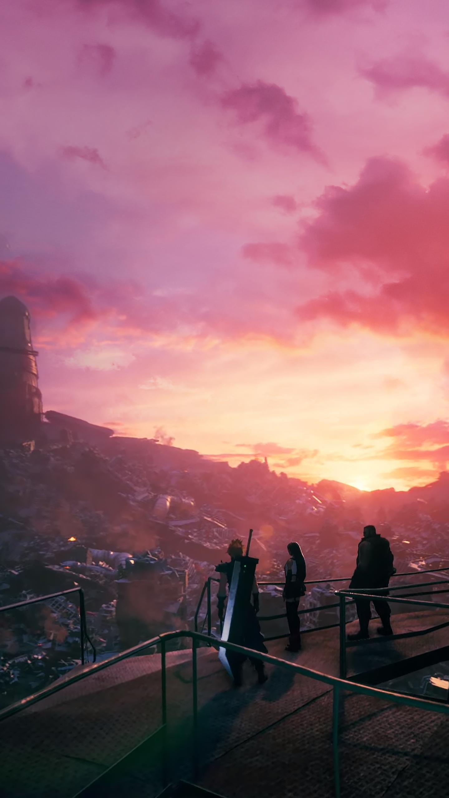 Final Fantasy 7 Phone Wallpaper #FF7R