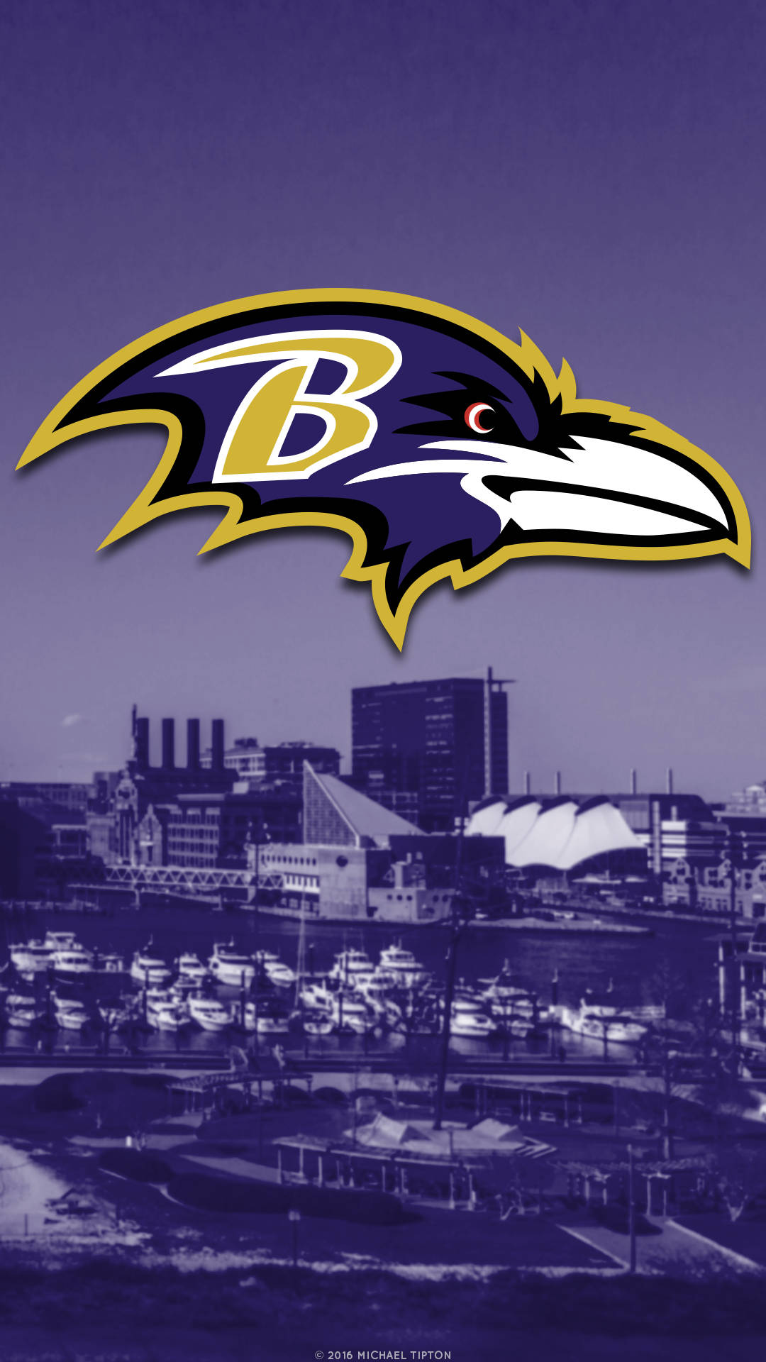 Baltimore Ravens iPhone Wallpaper