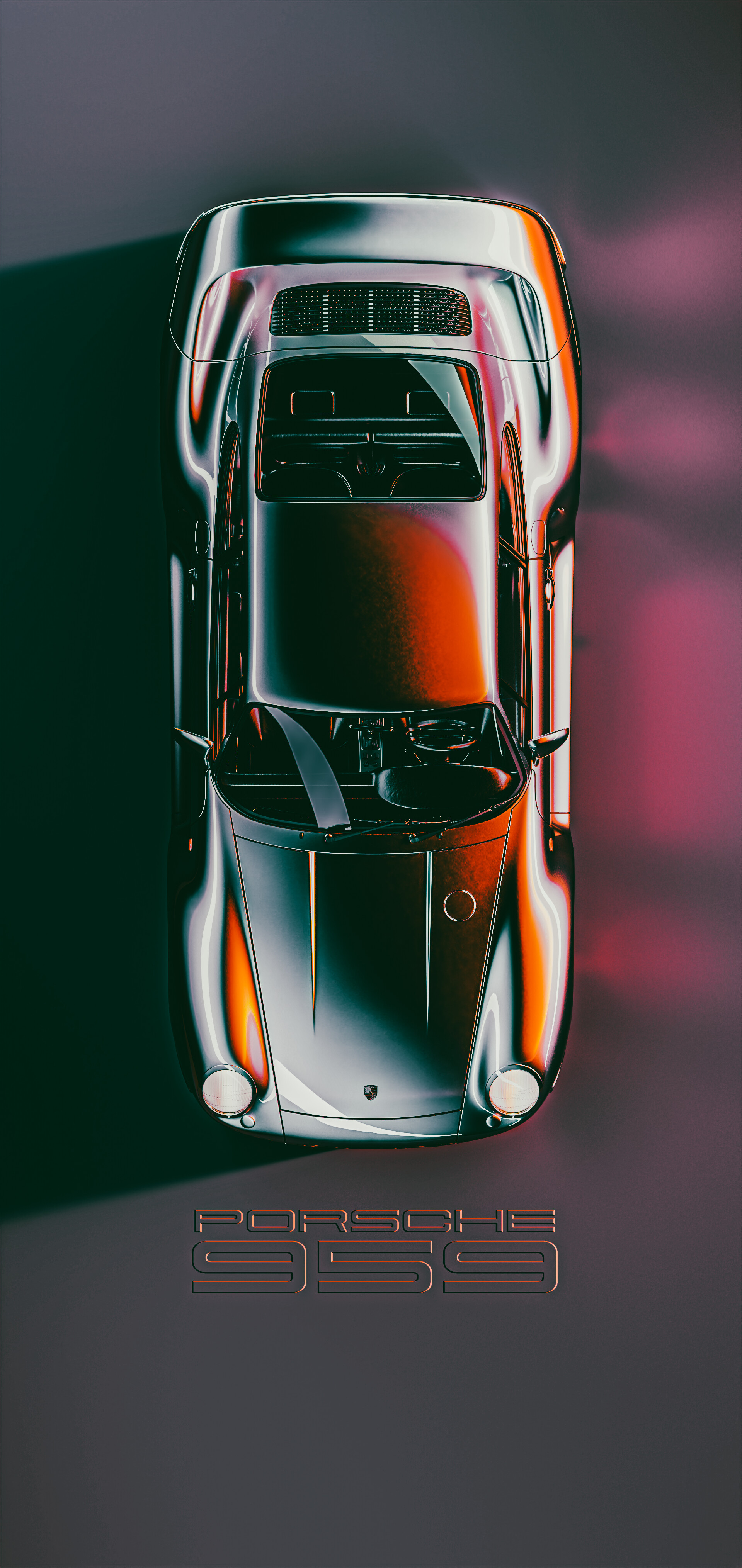 Porsche 959 phone wallpaper