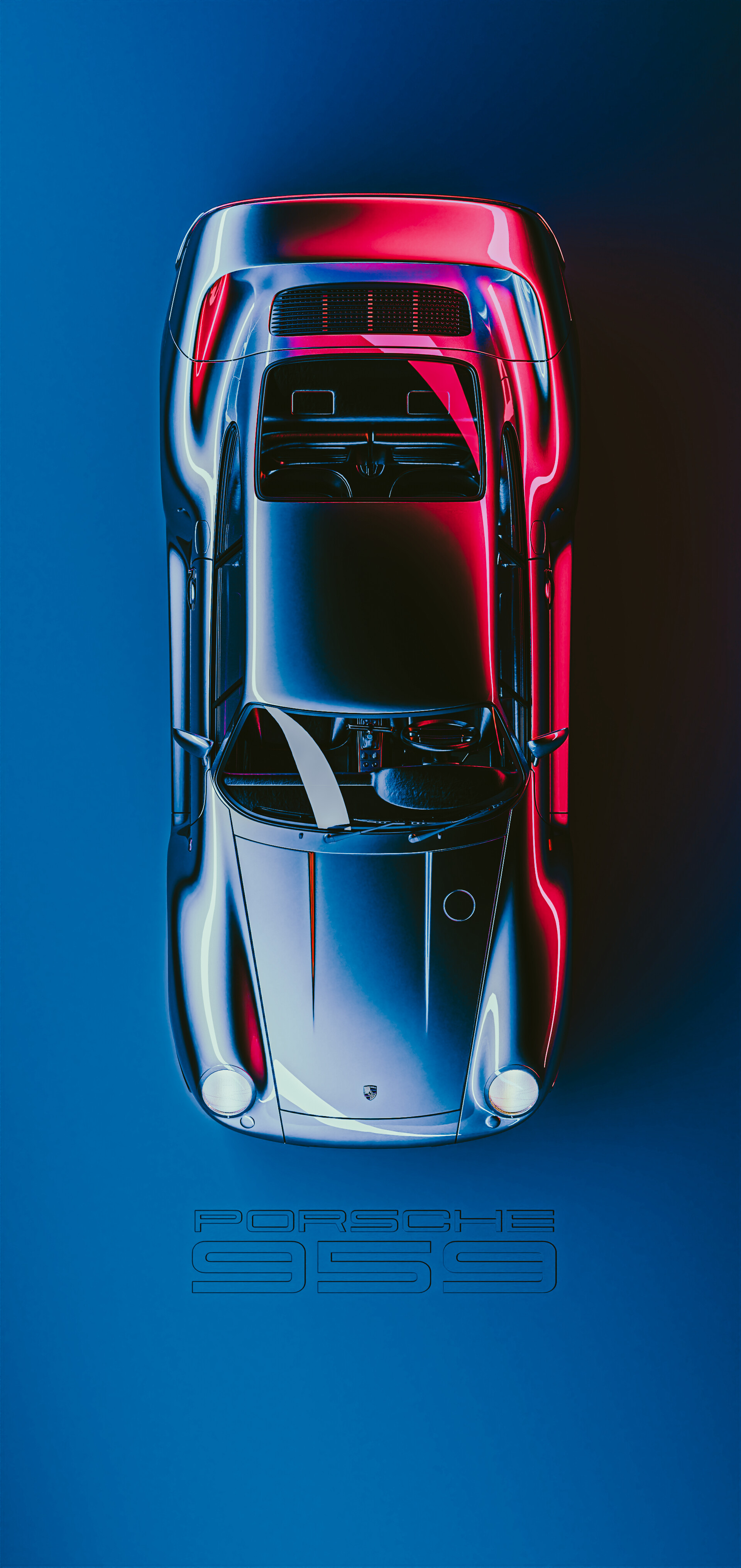Porsche 959 phone wallpaper