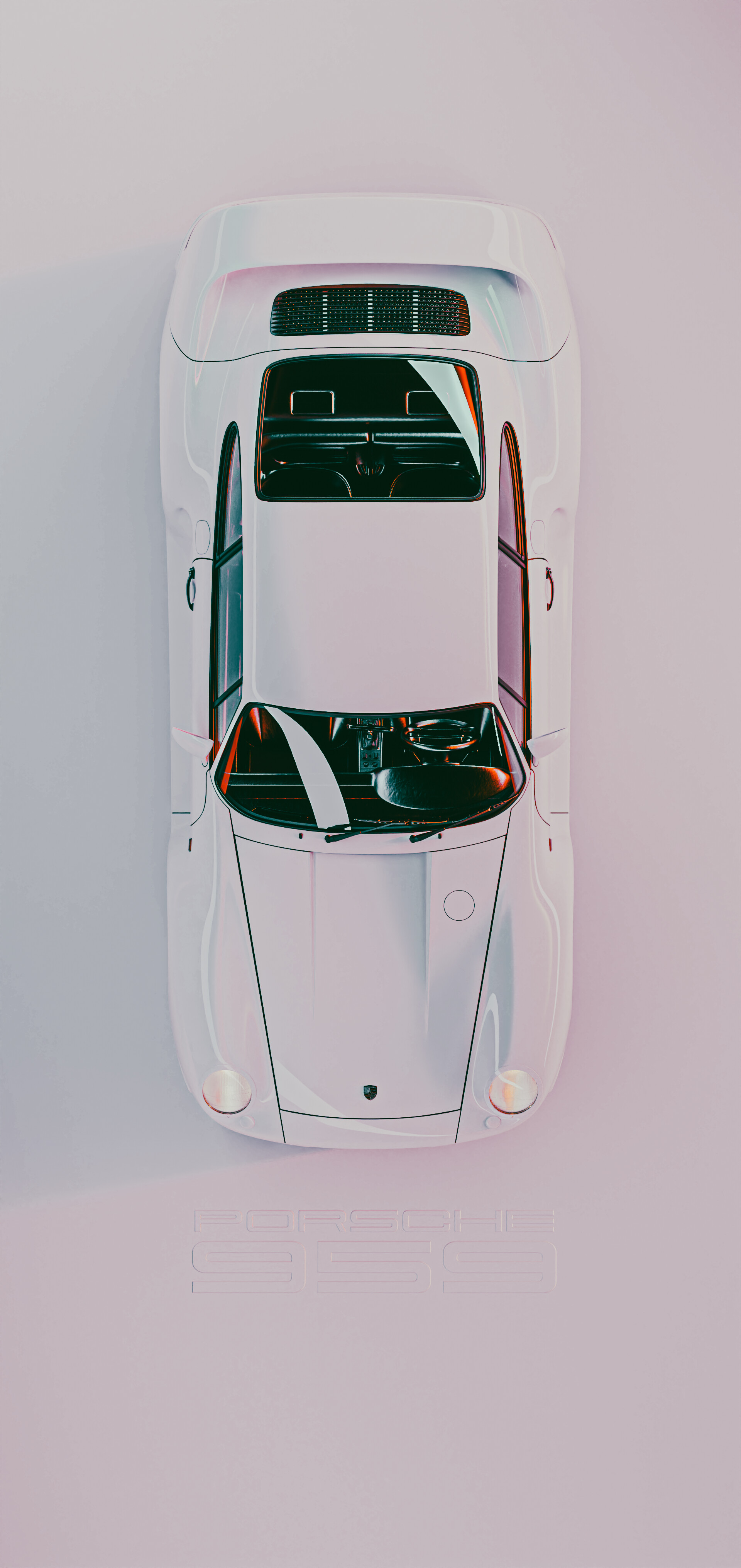 Porsche 959 phone wallpaper