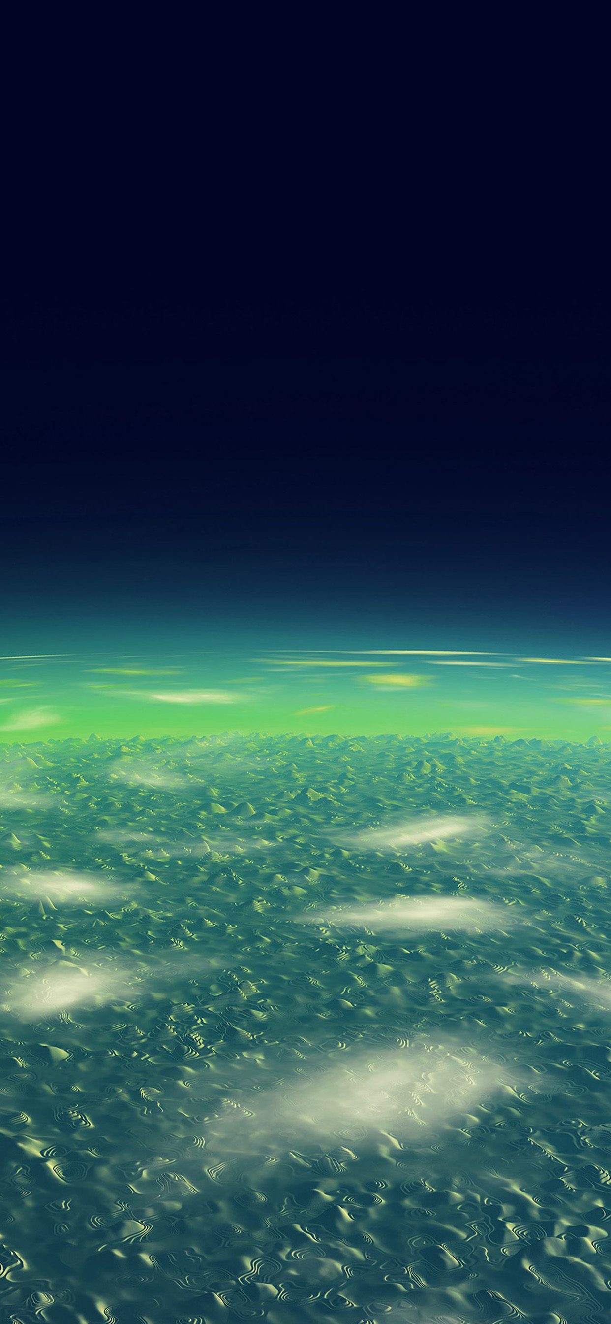 Cartoon landscape iPhone wallpaper