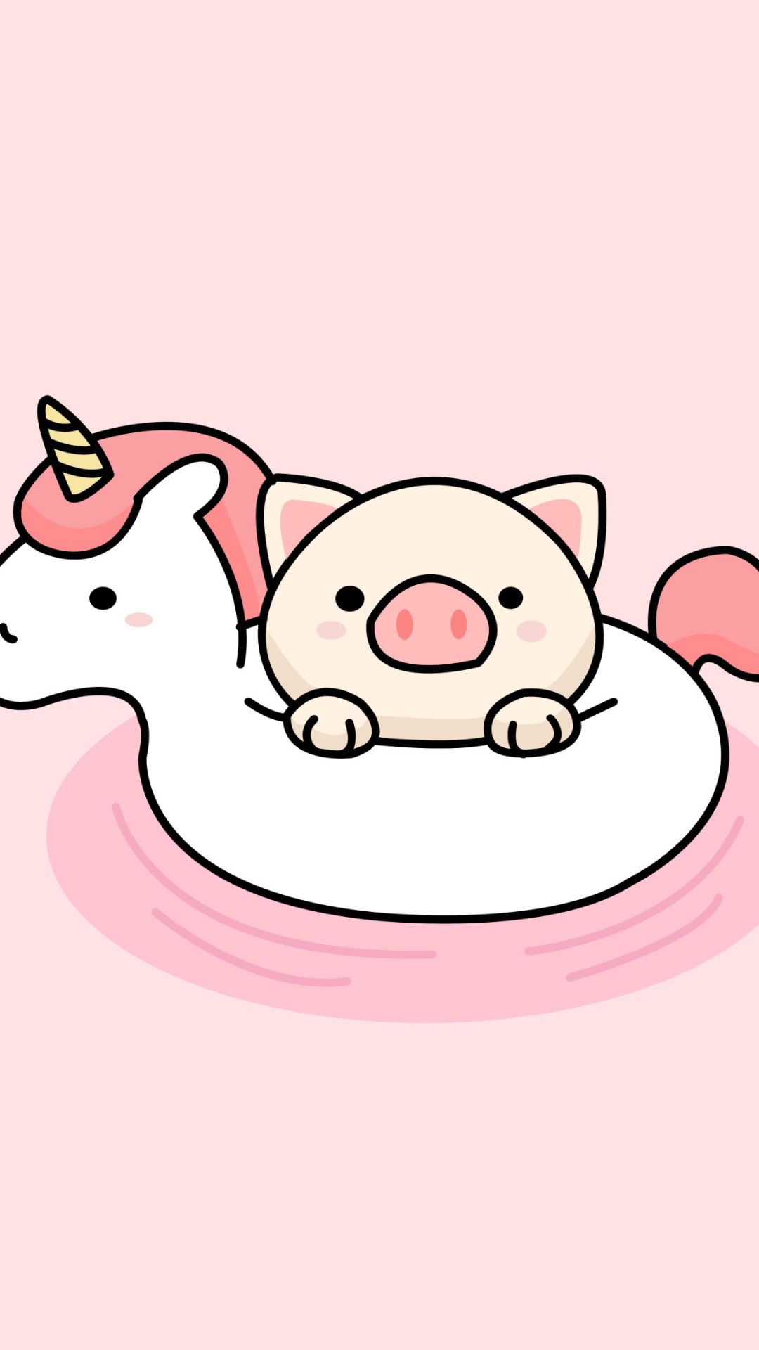 Kawaii unicorn Wallpaper 4K, Cute