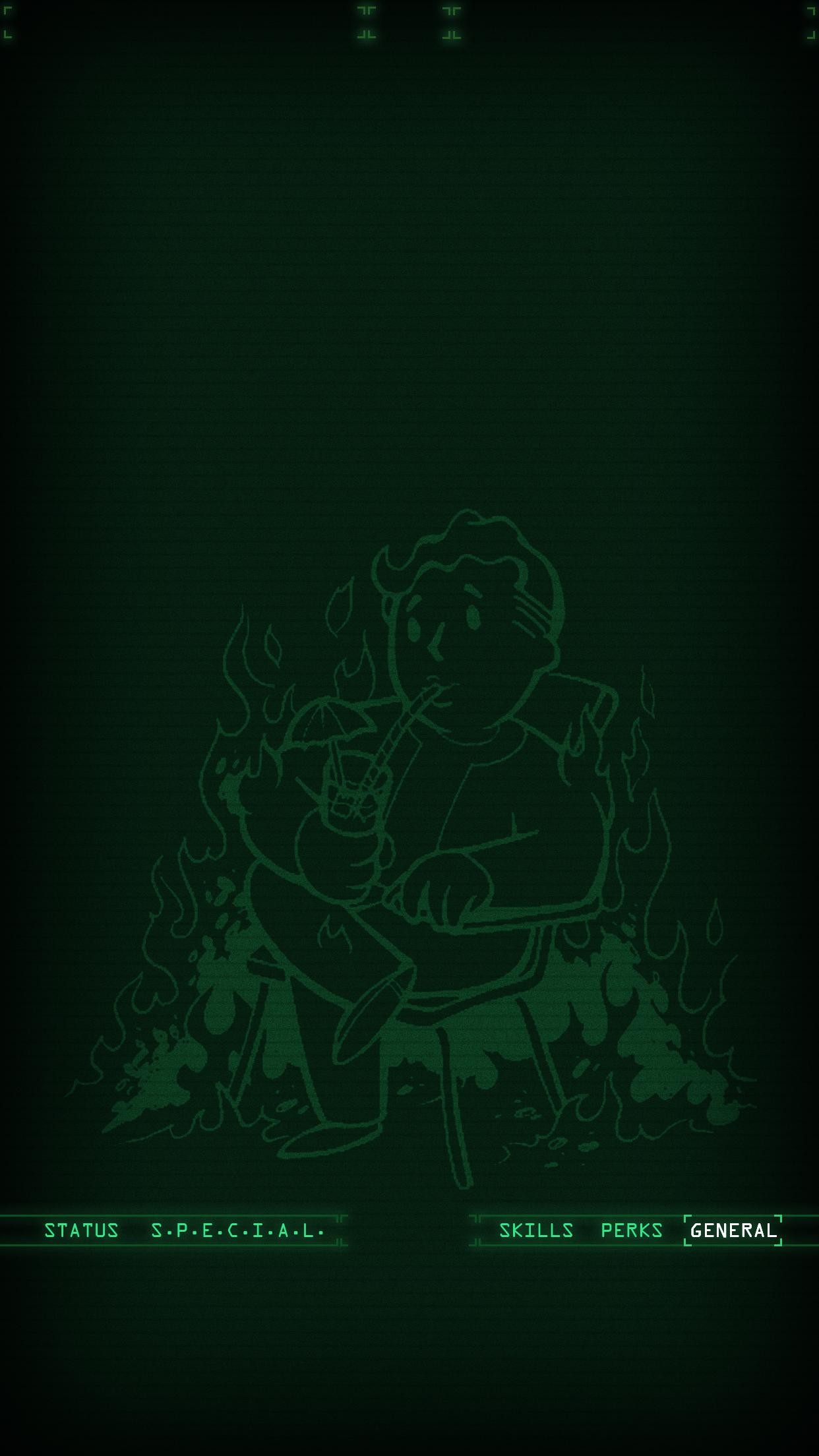 Fallout Pipboy IPhone Wallpaper