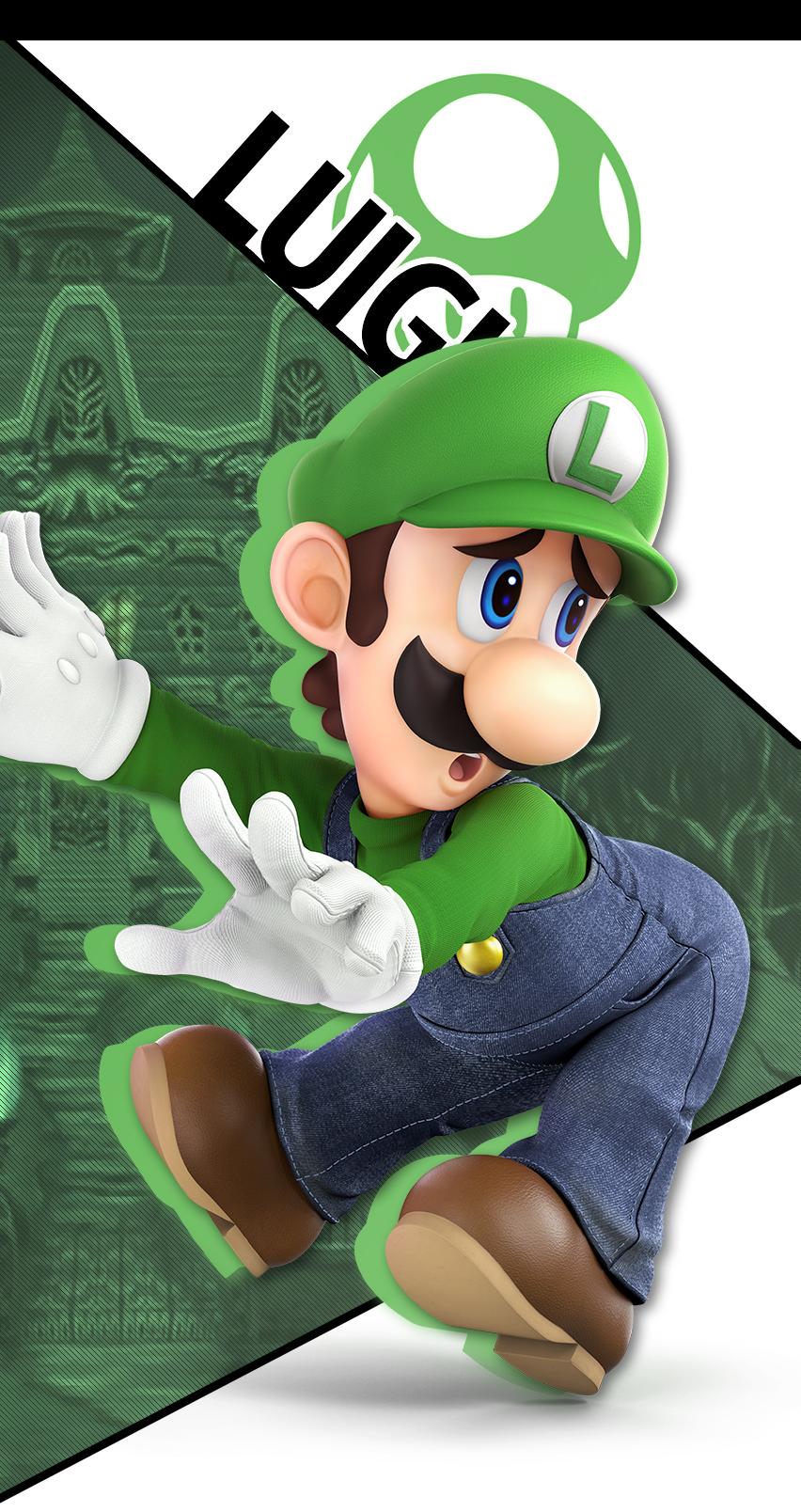 Just some phone wallpaper of Luigi