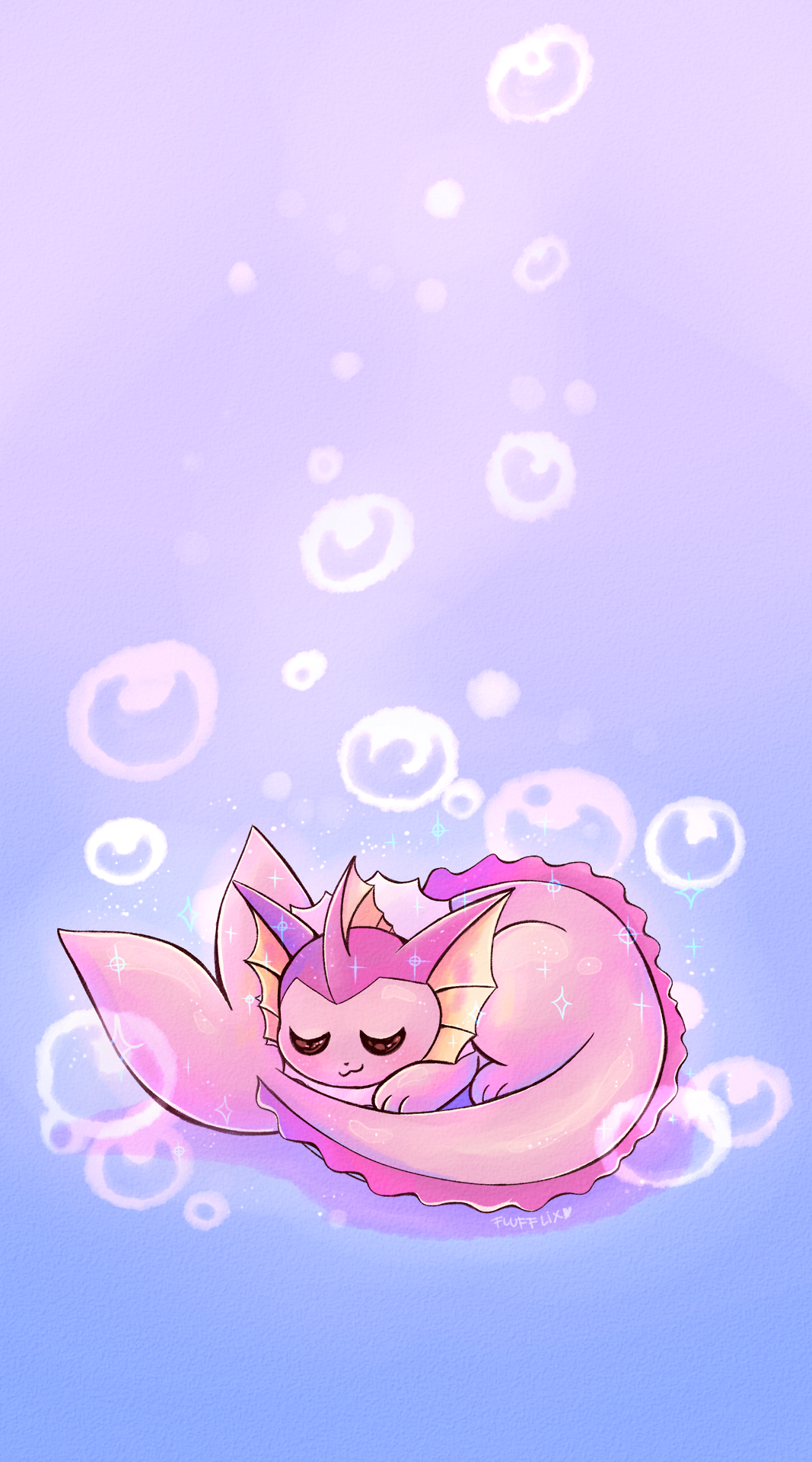 Beautiful Vaporeon Artwork